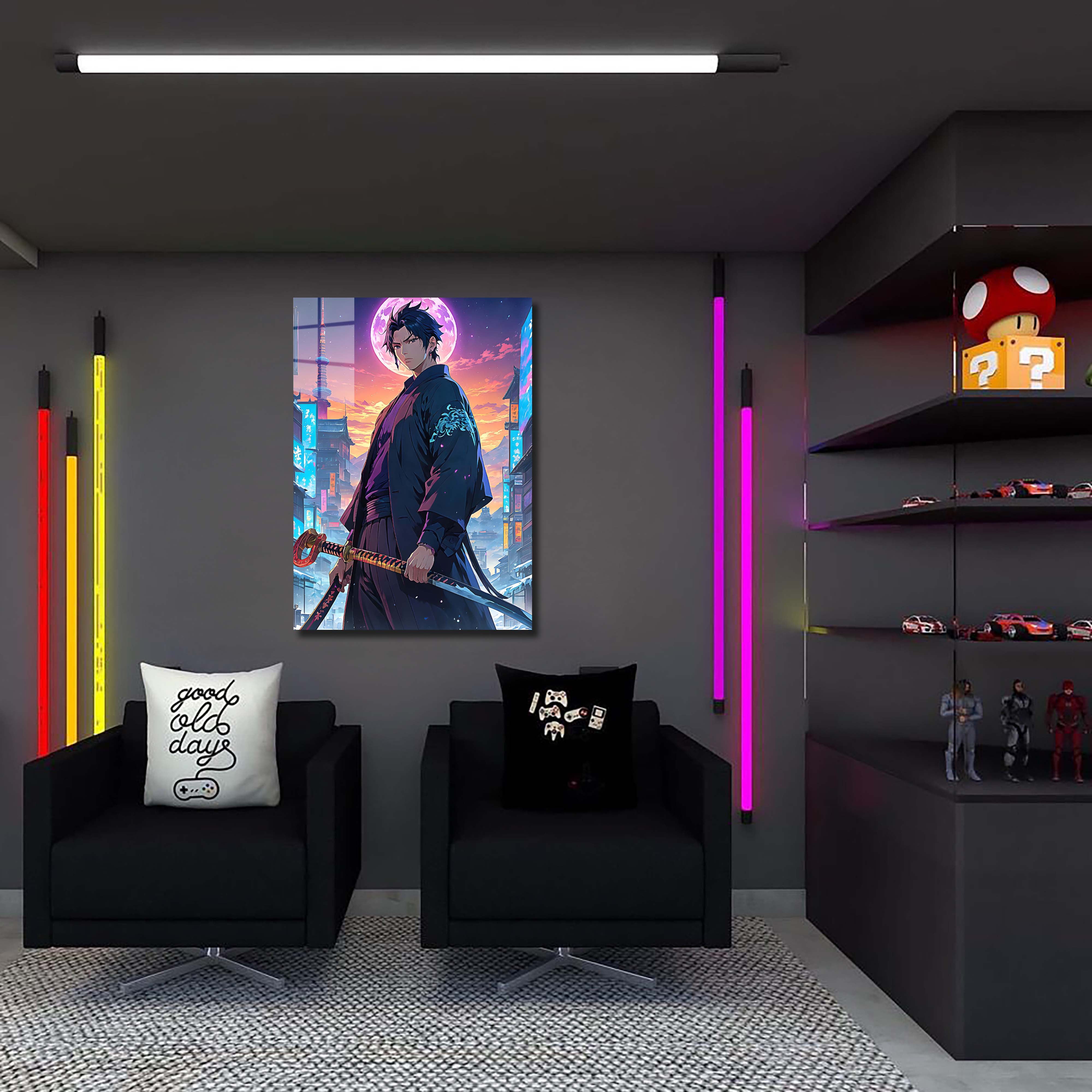 Neon Yakuza Samurai-designed by @Hamka Risha