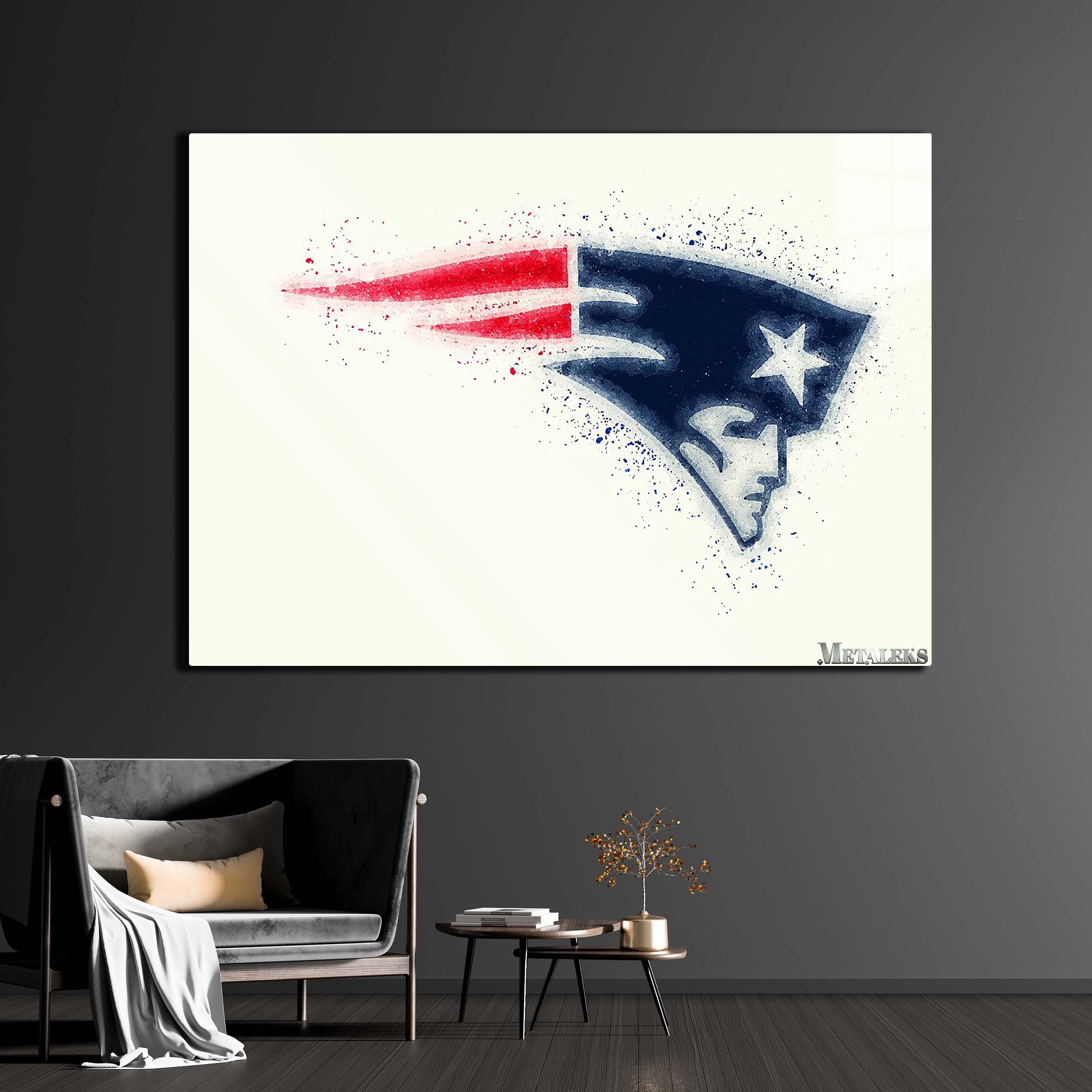 New England Patriots Watercolor