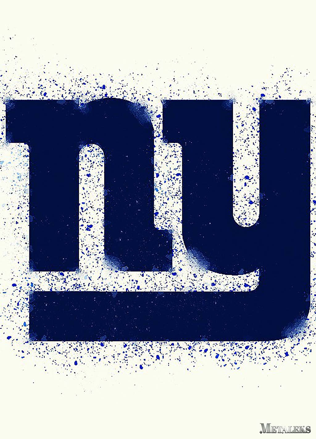 New York Giants Watercolor