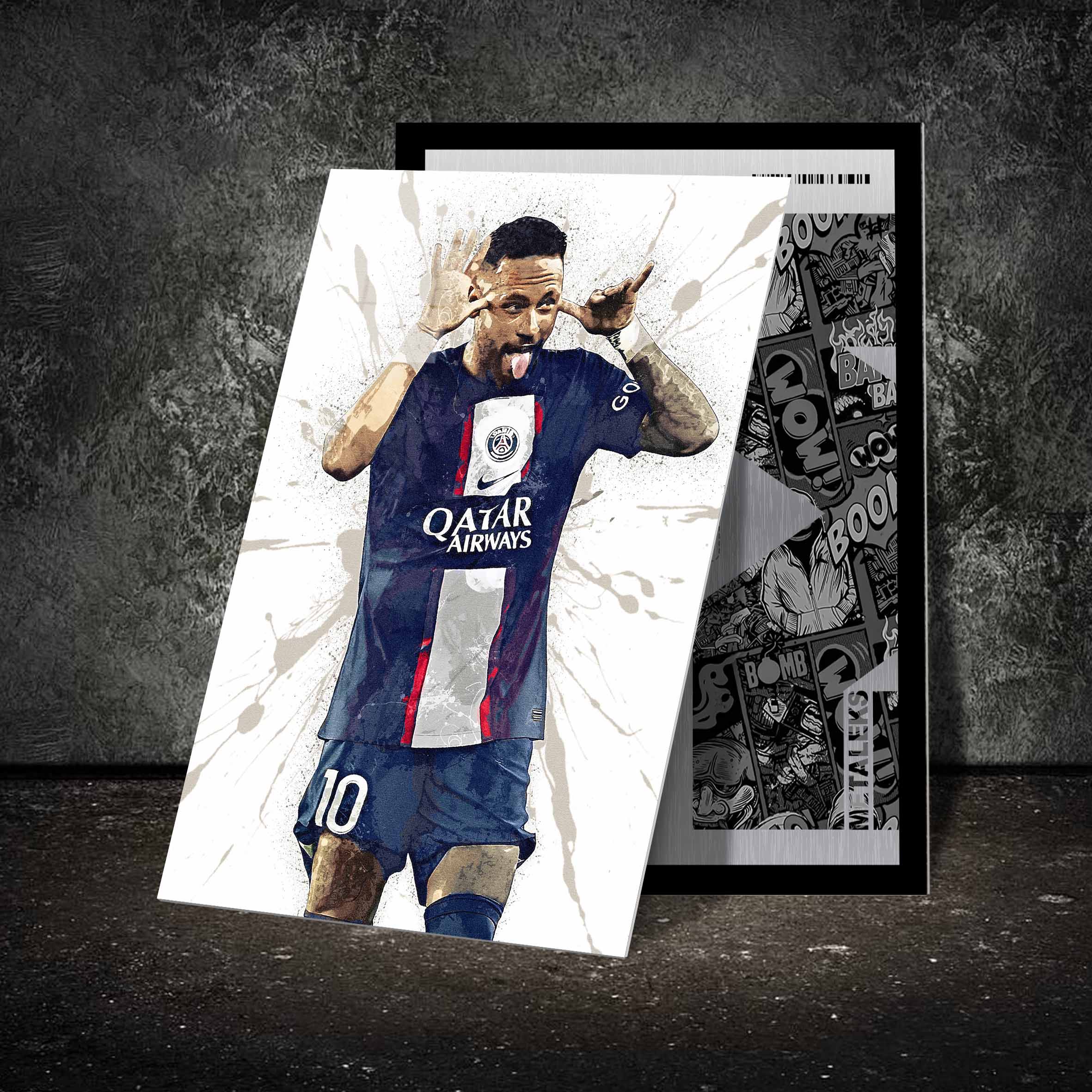 Neymar JR PSG poster