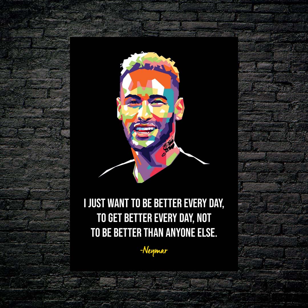Neymar Motivation -designed by @Pus Meong art