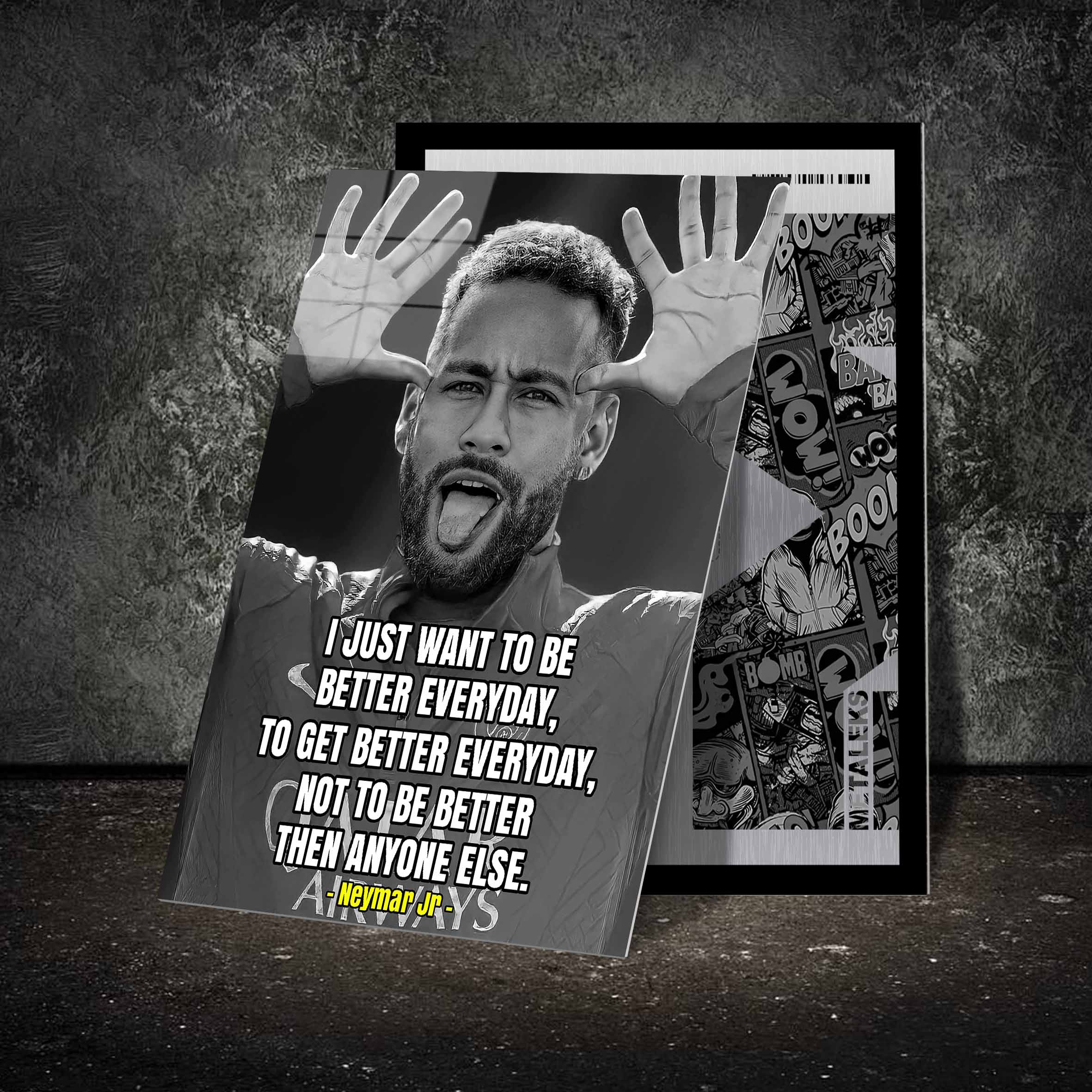 Neymar Quotes (1)-designed by @Angry Illustration