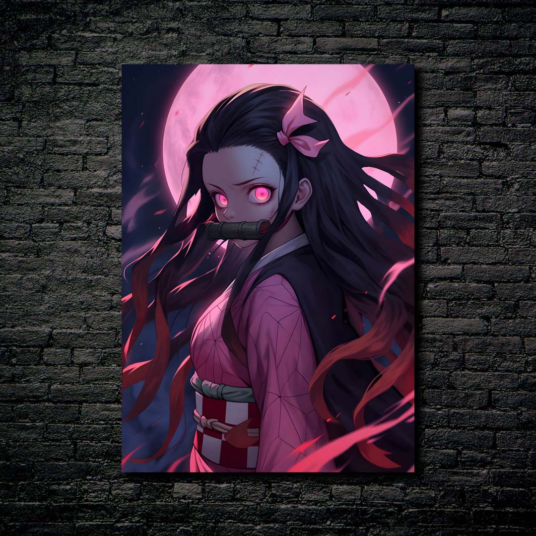 Nezuko Demon Slayer-designed by @Moqotib