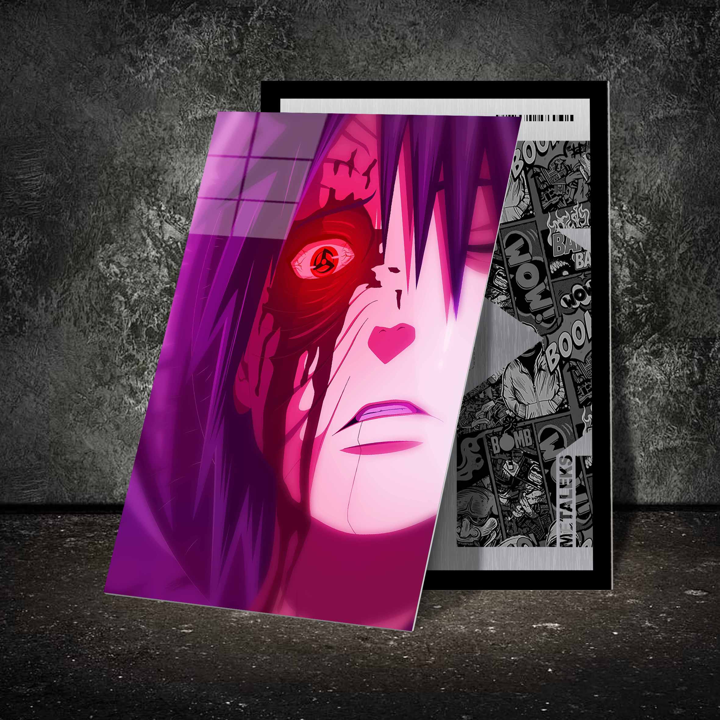Obito Uchiha mangekyou-Artwork by @Inspire Collection