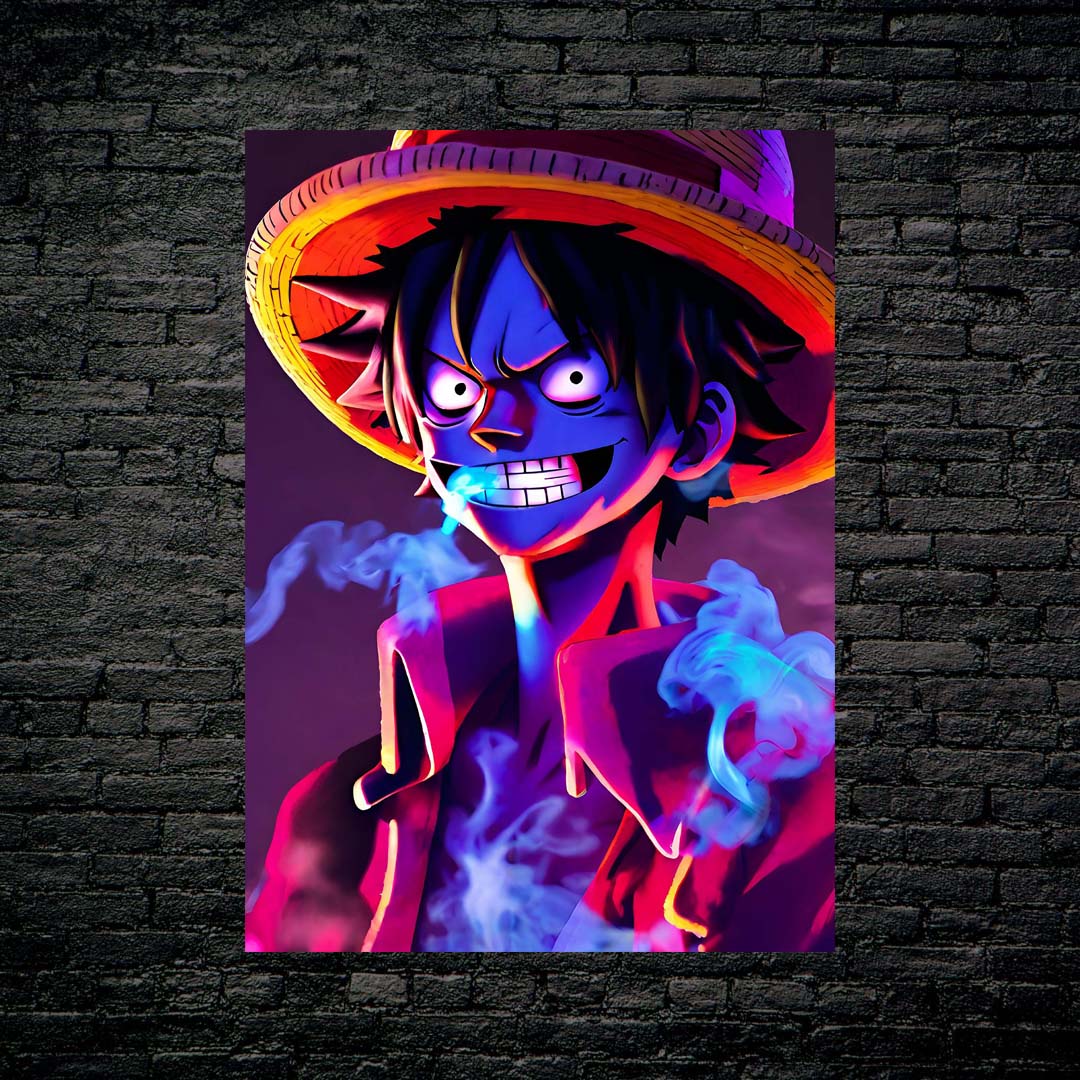 One Piece Neon Art-designed by @DynCreative