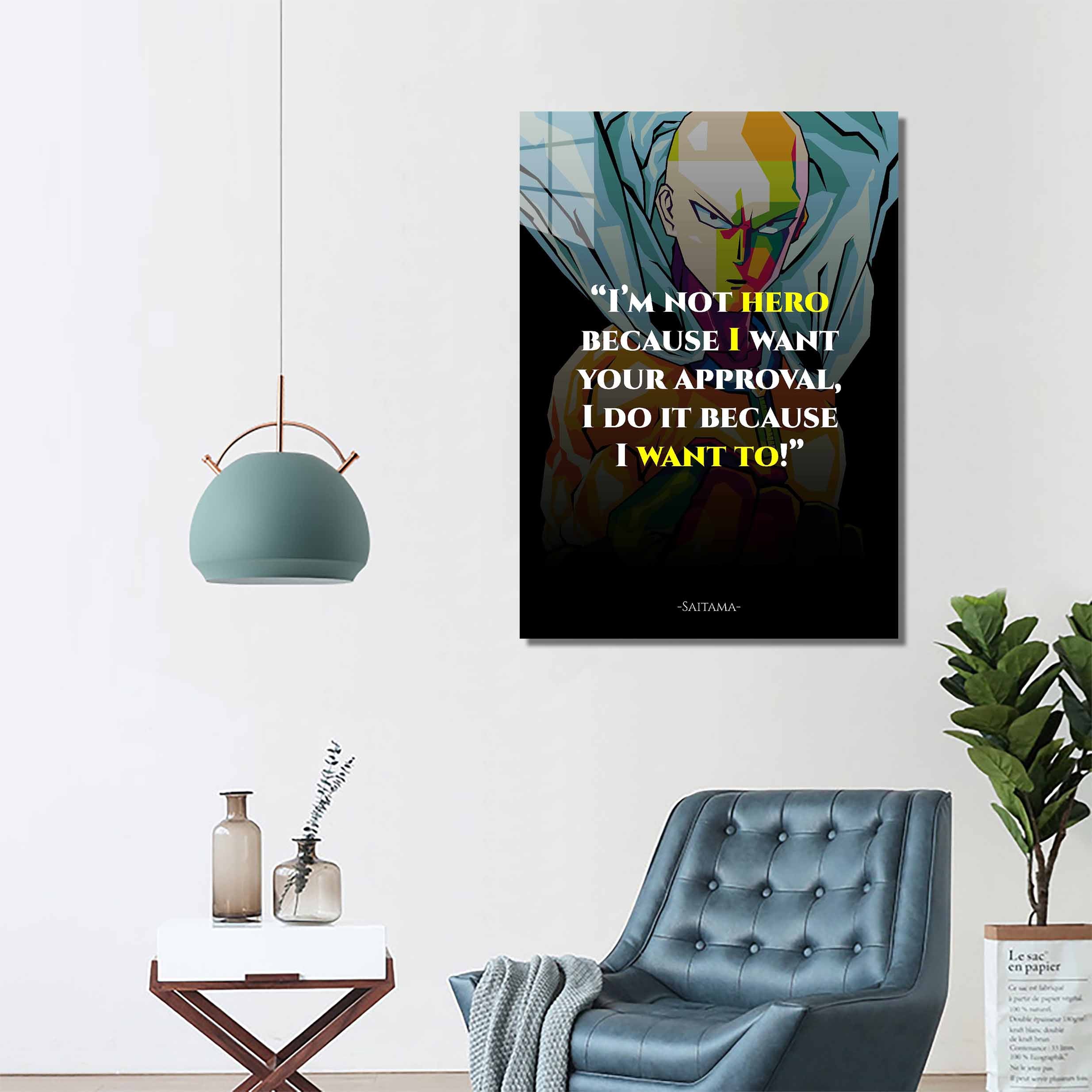 One punch man quotes-designed by @Doublede Design