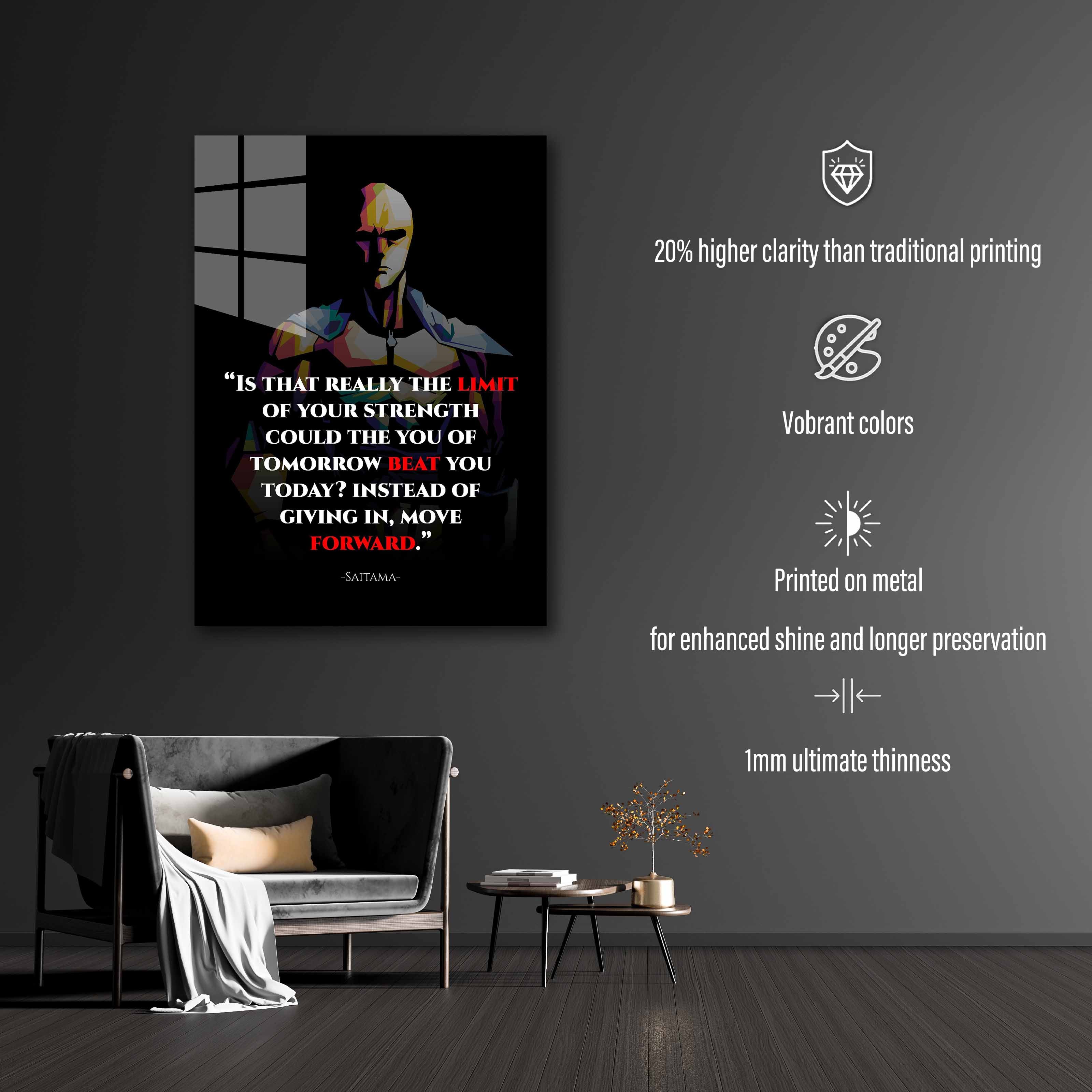 One punch man text-designed by @Doublede Design