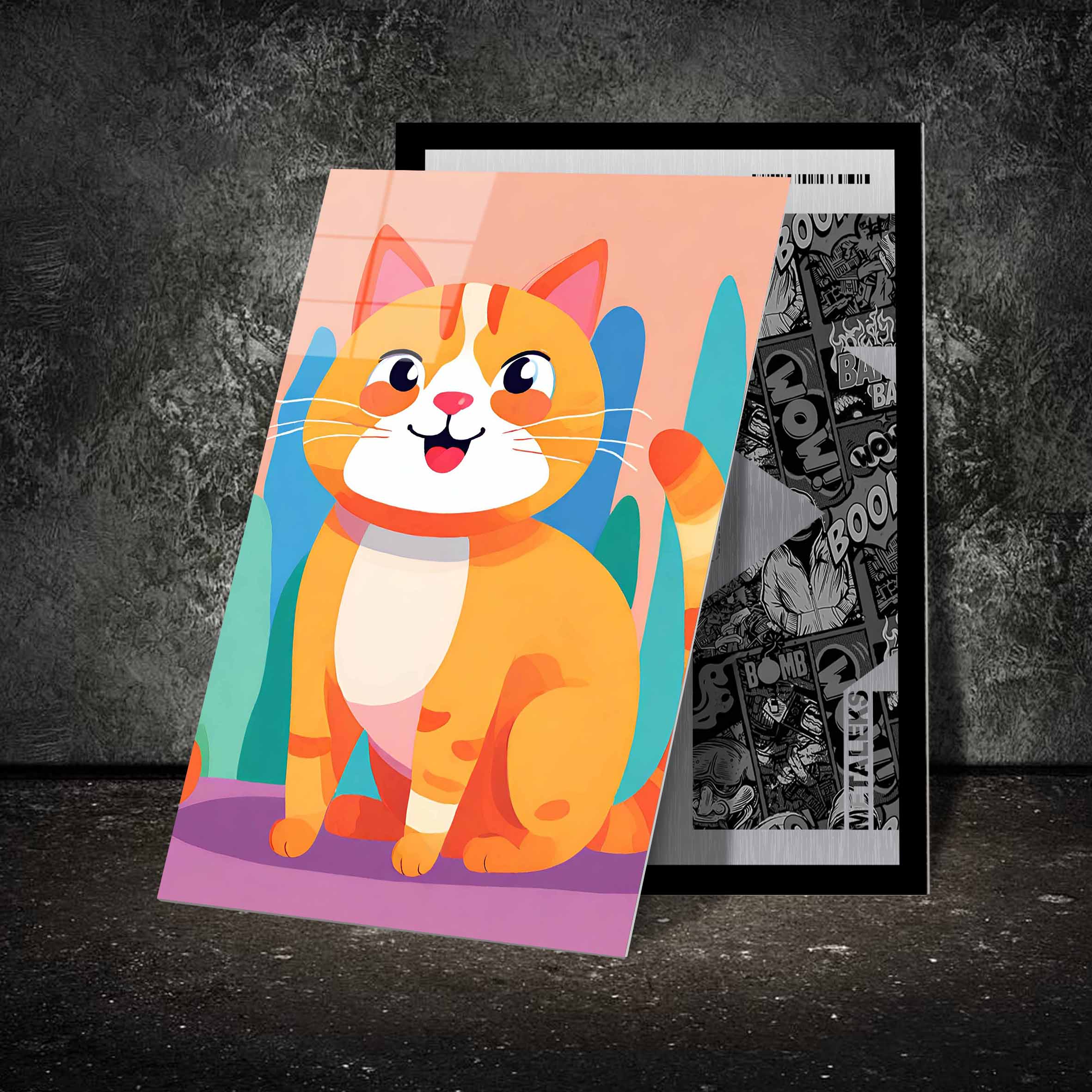 Orange Cat Cute-designed by @DynCreative