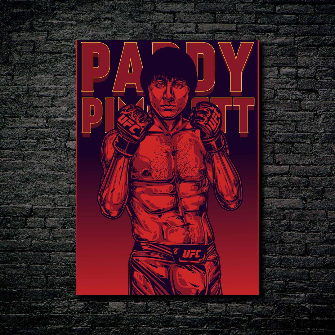 Paddy Pimblett Pop Art -designed by @Adrielvector