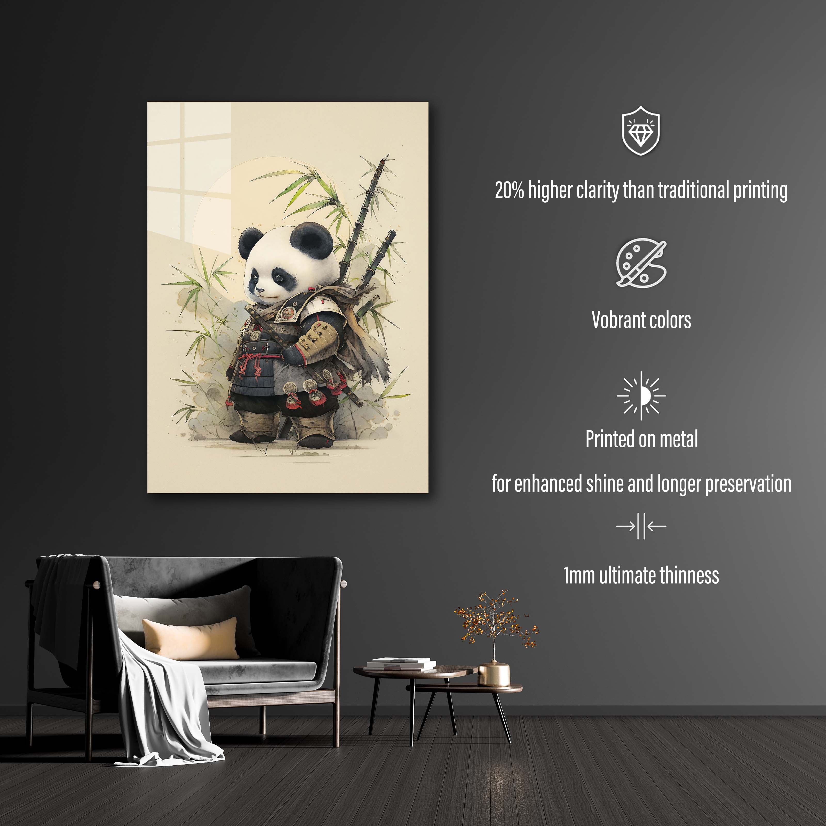 Peaceful Panda Samurai-Artwork by @Diegosilva.arts