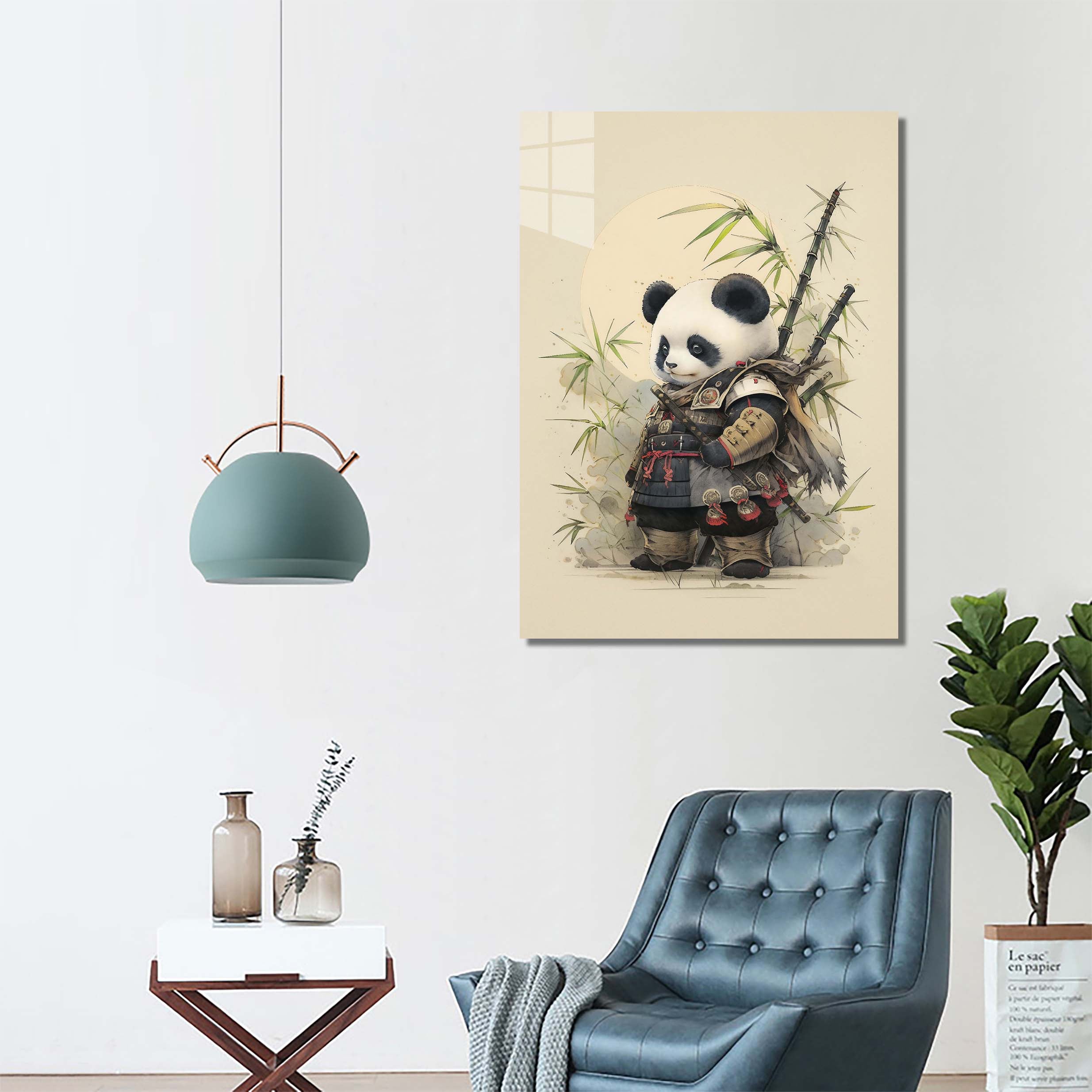 Peaceful Panda Samurai-designed by @Diegosilva.arts