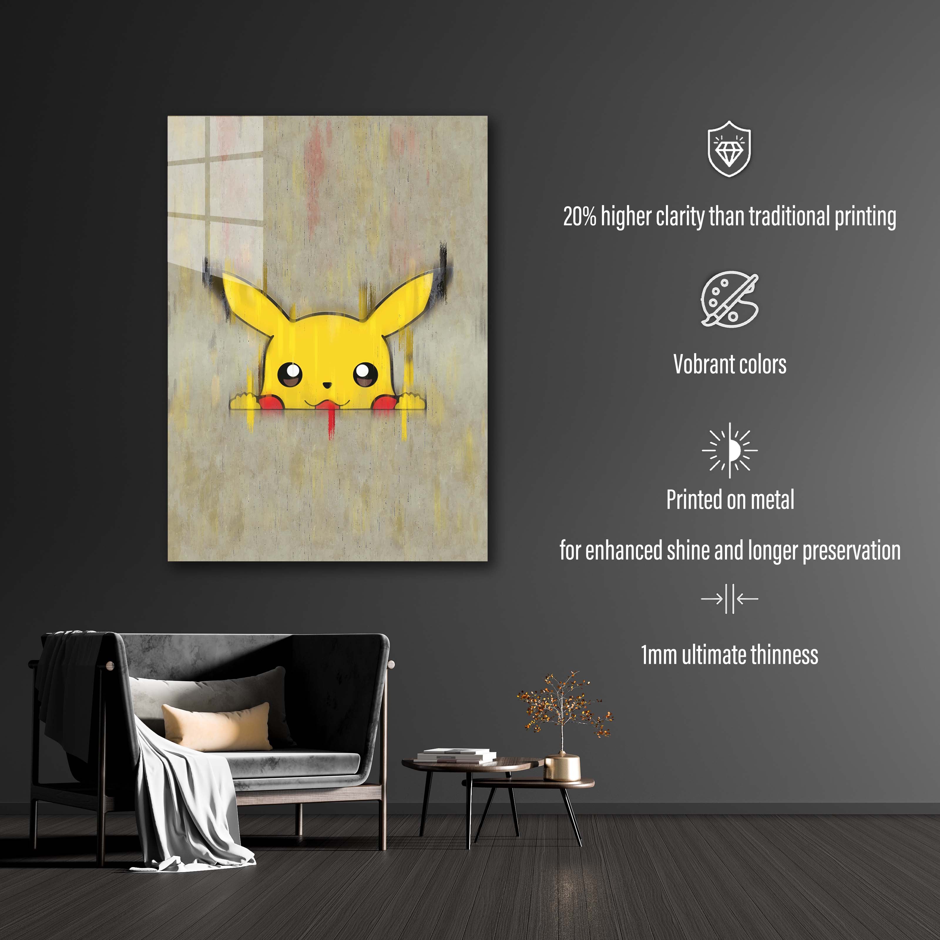 Peeping Pikachu-designed by @rizal.az