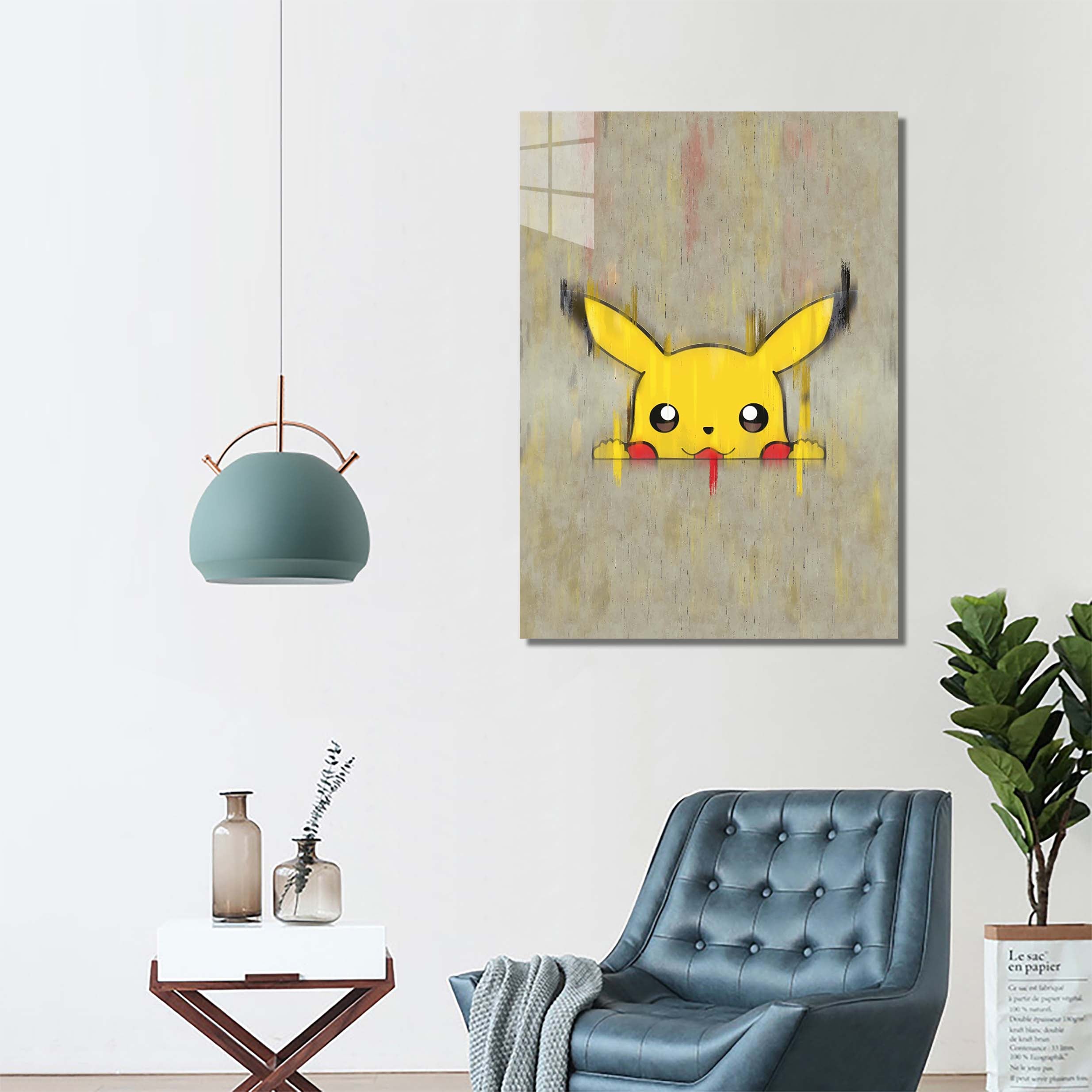 Peeping Pikachu-designed by @rizal.az