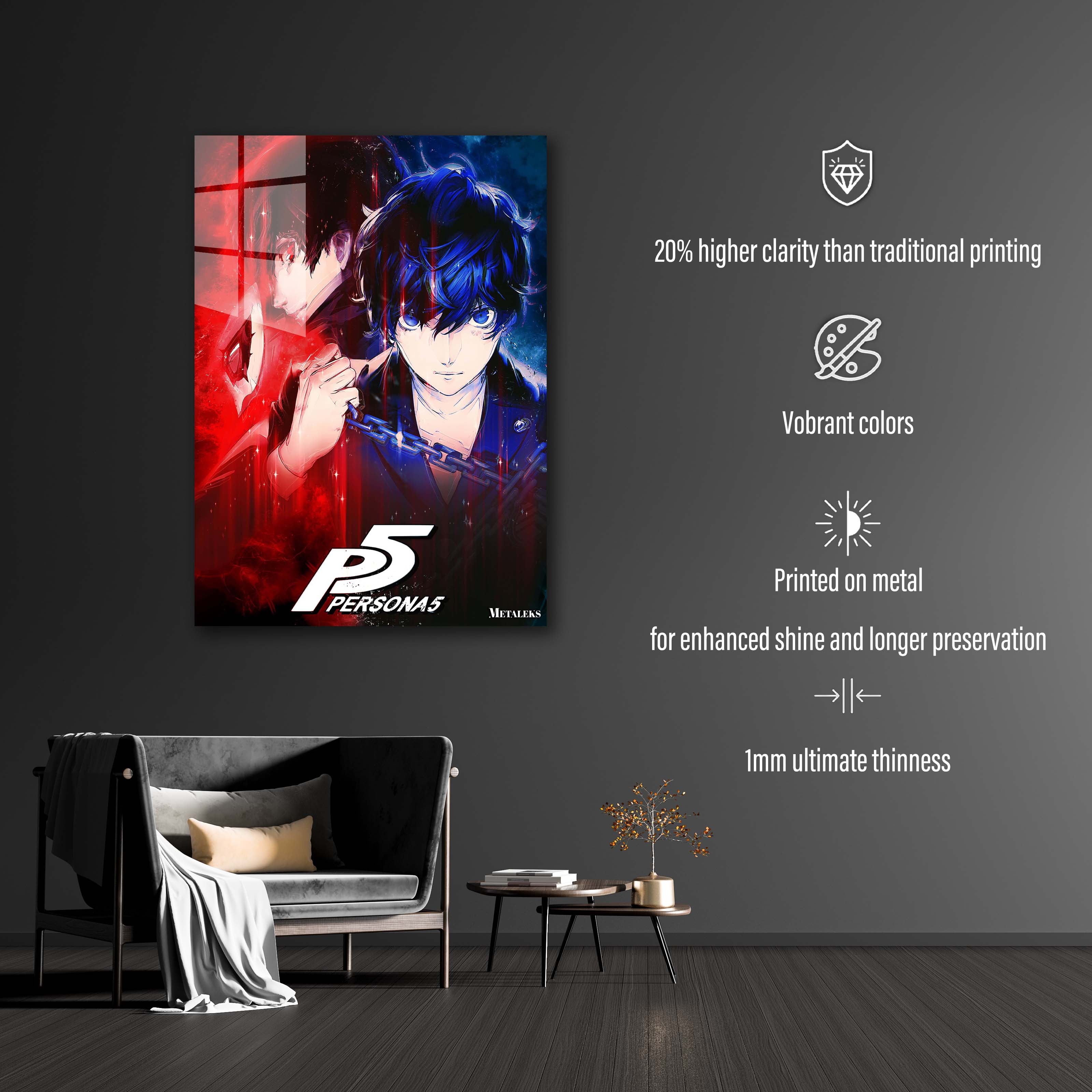 Persona 5 Abstract-designed by @Goldfingers