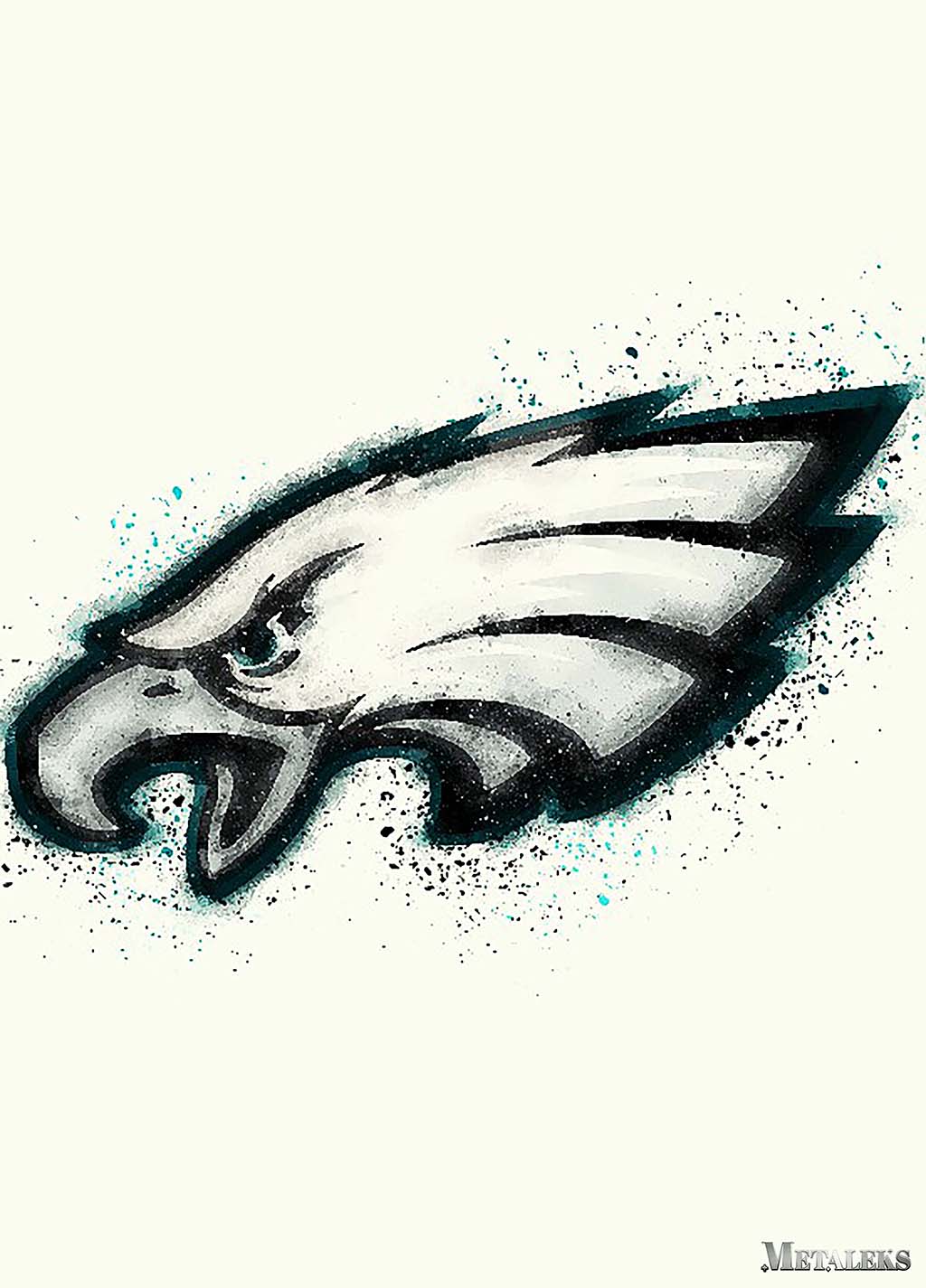 Philadelphia Eagles Watercolor