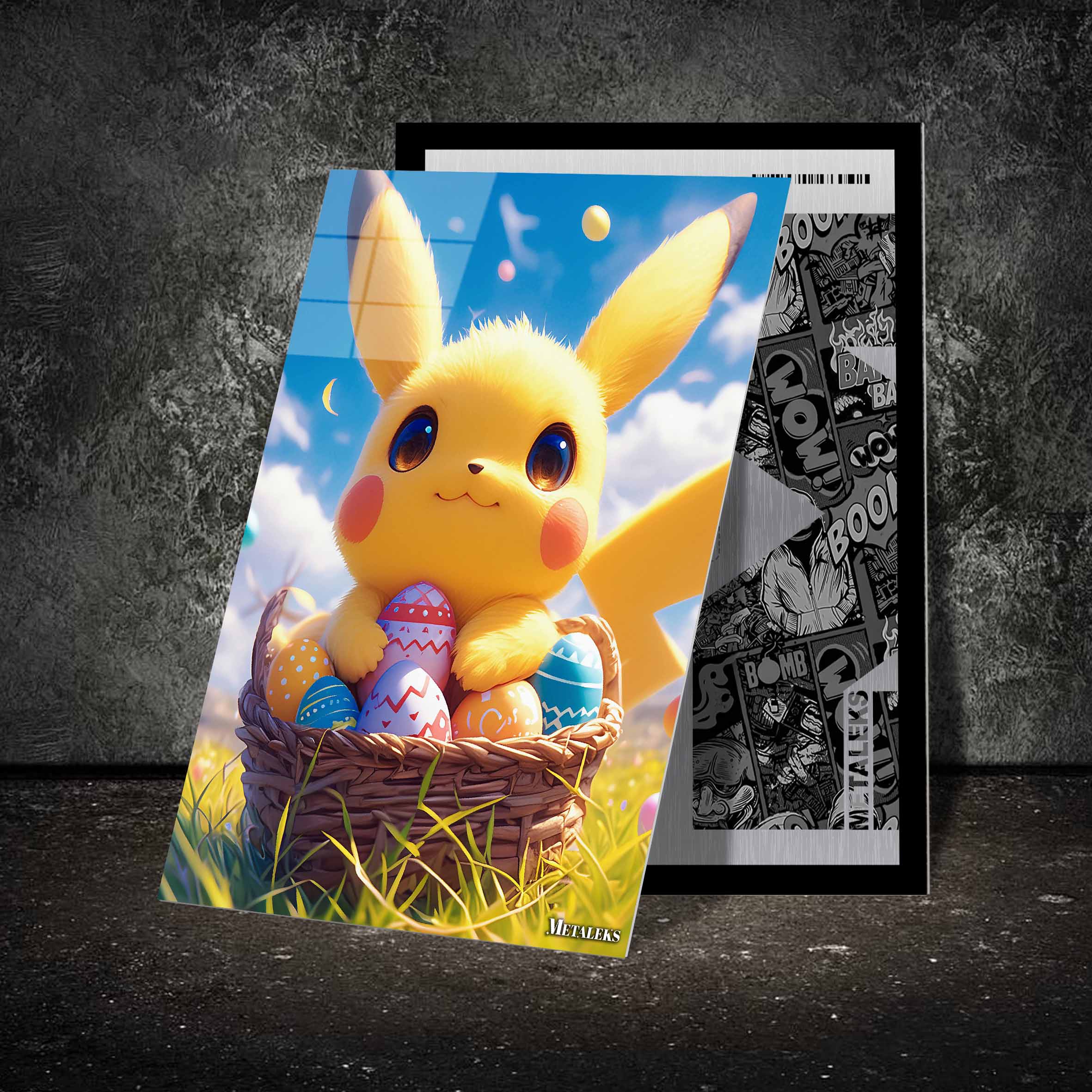 Pikachu - Easter Theme - 3-designed by @Artfinity