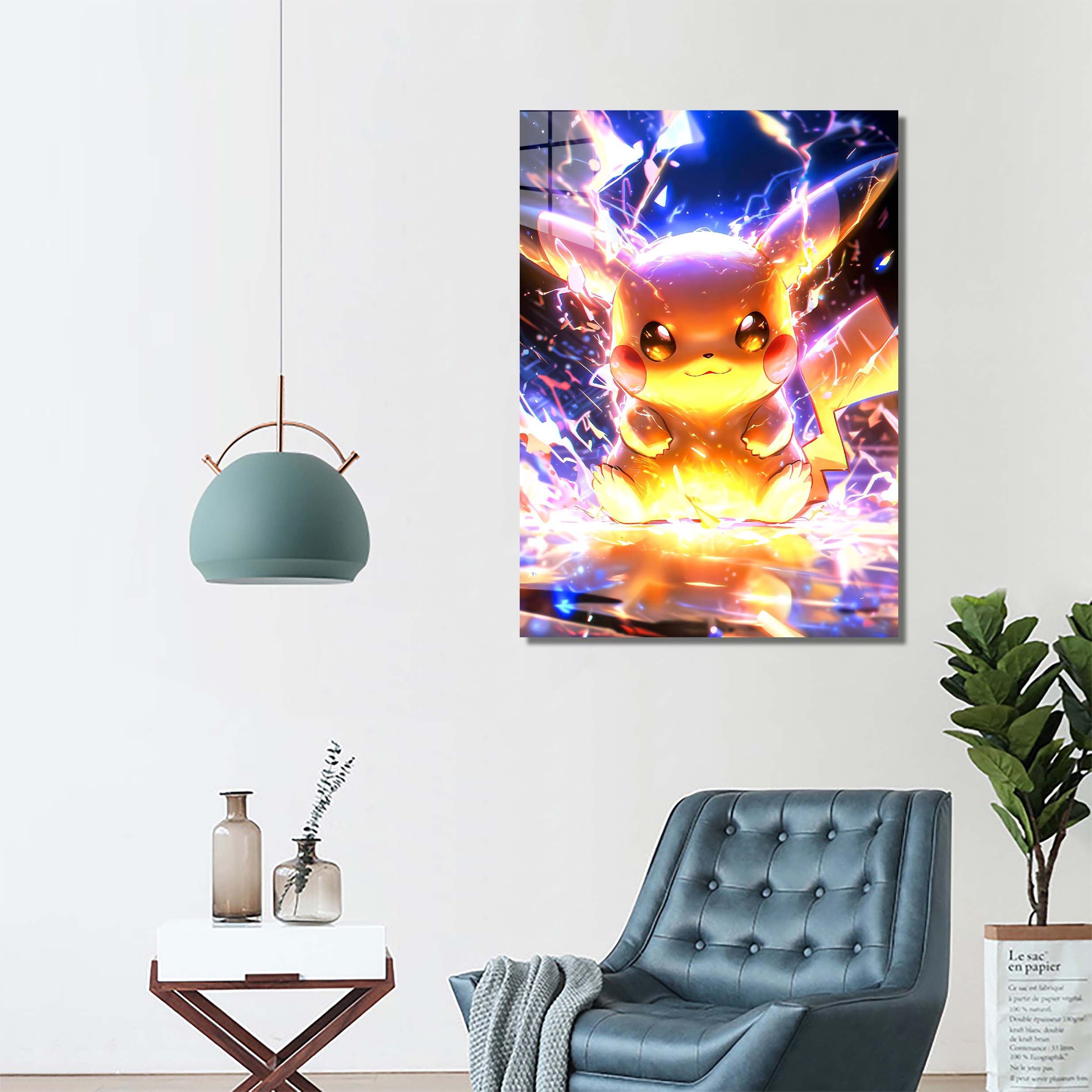 Pikachu Cute Poster-designed by @Freiart_mjr