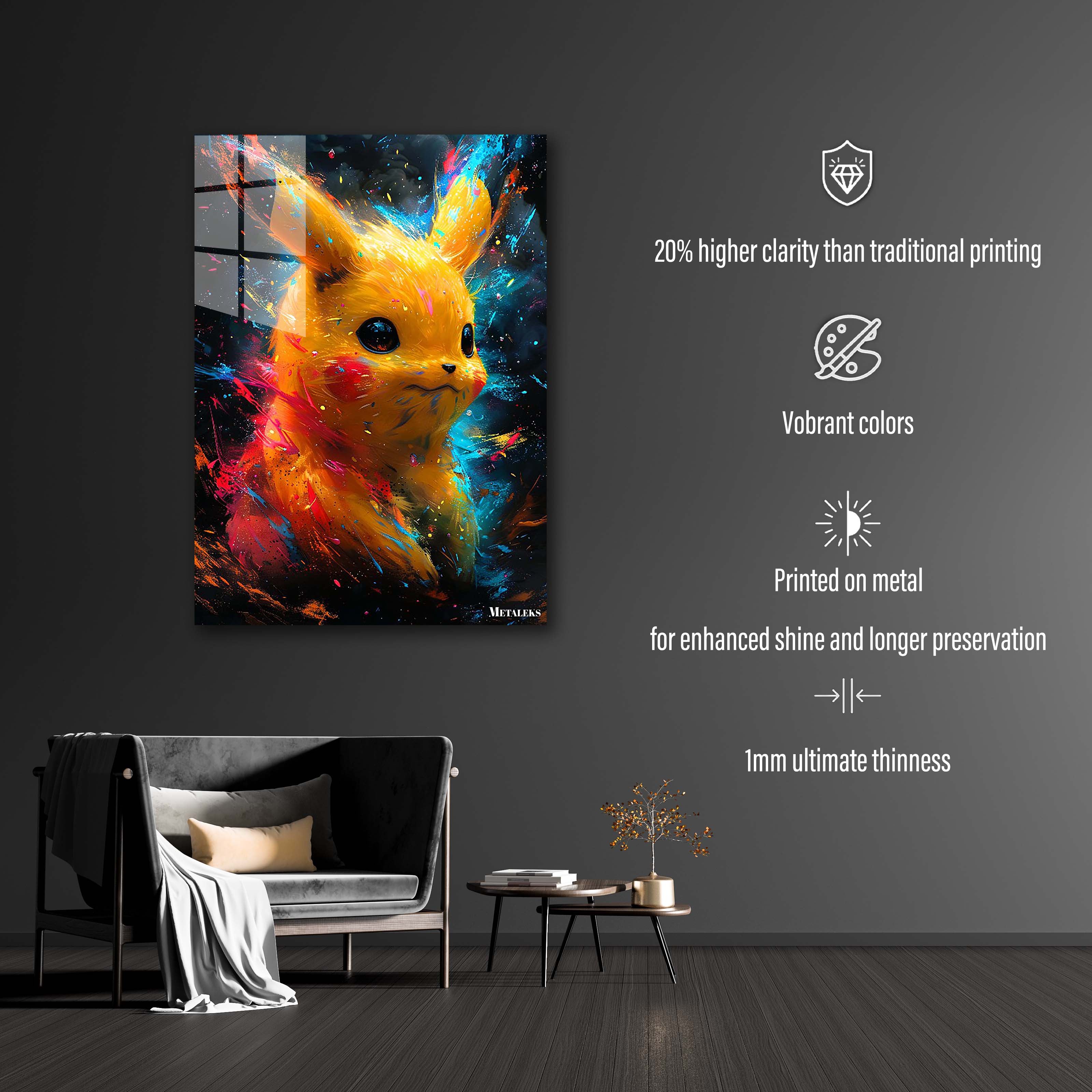 Pikachu Full Color-designed by @Beat art