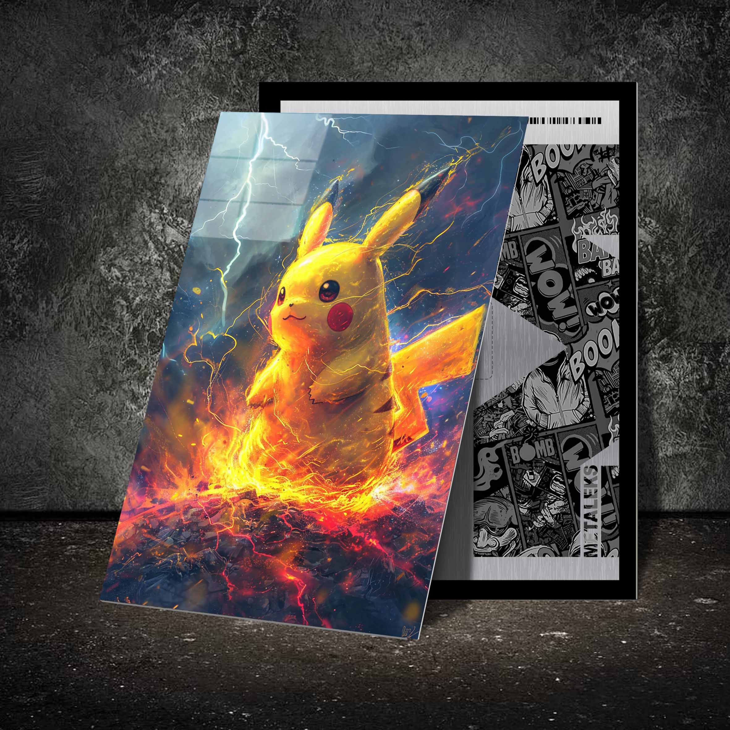 Pikachu X Lightnings-designed by @Pixalaxy