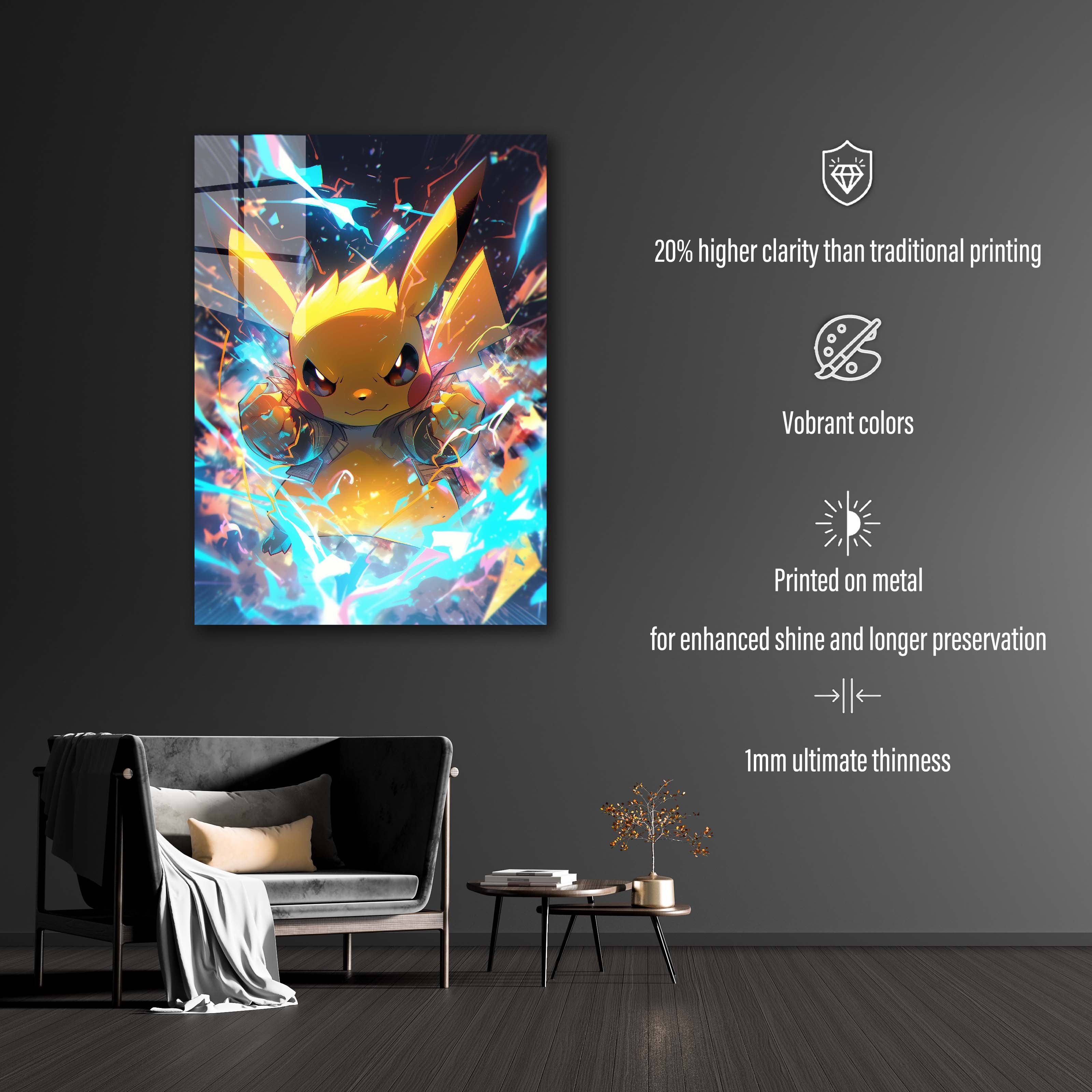 Pikachu｜Thunder-designed by @LilSevenSketcher