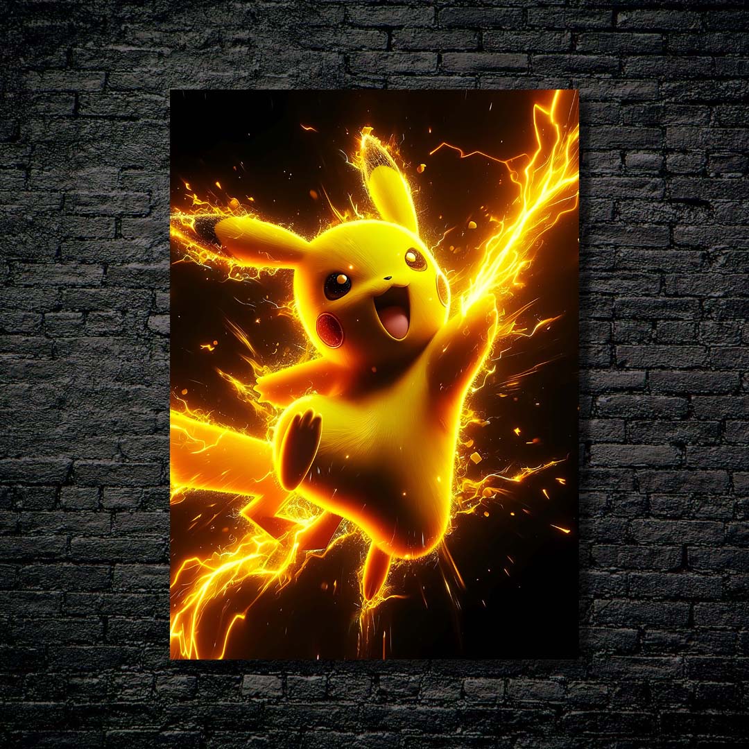 Pikachu thunder-designed by @RITVIK TAKKAR