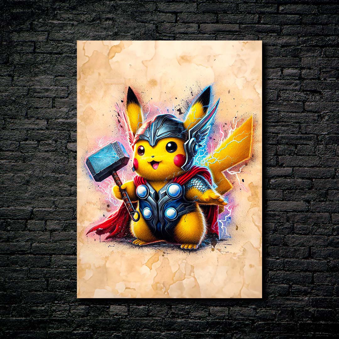 Pikachu x Thor-designed by @Creativity_Artopia