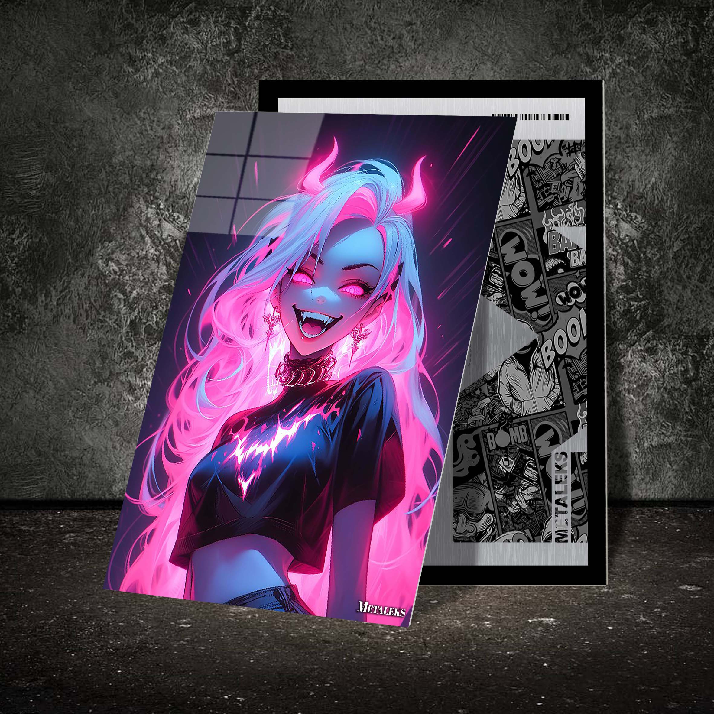Pink Demon Goth-designed by @Vizio