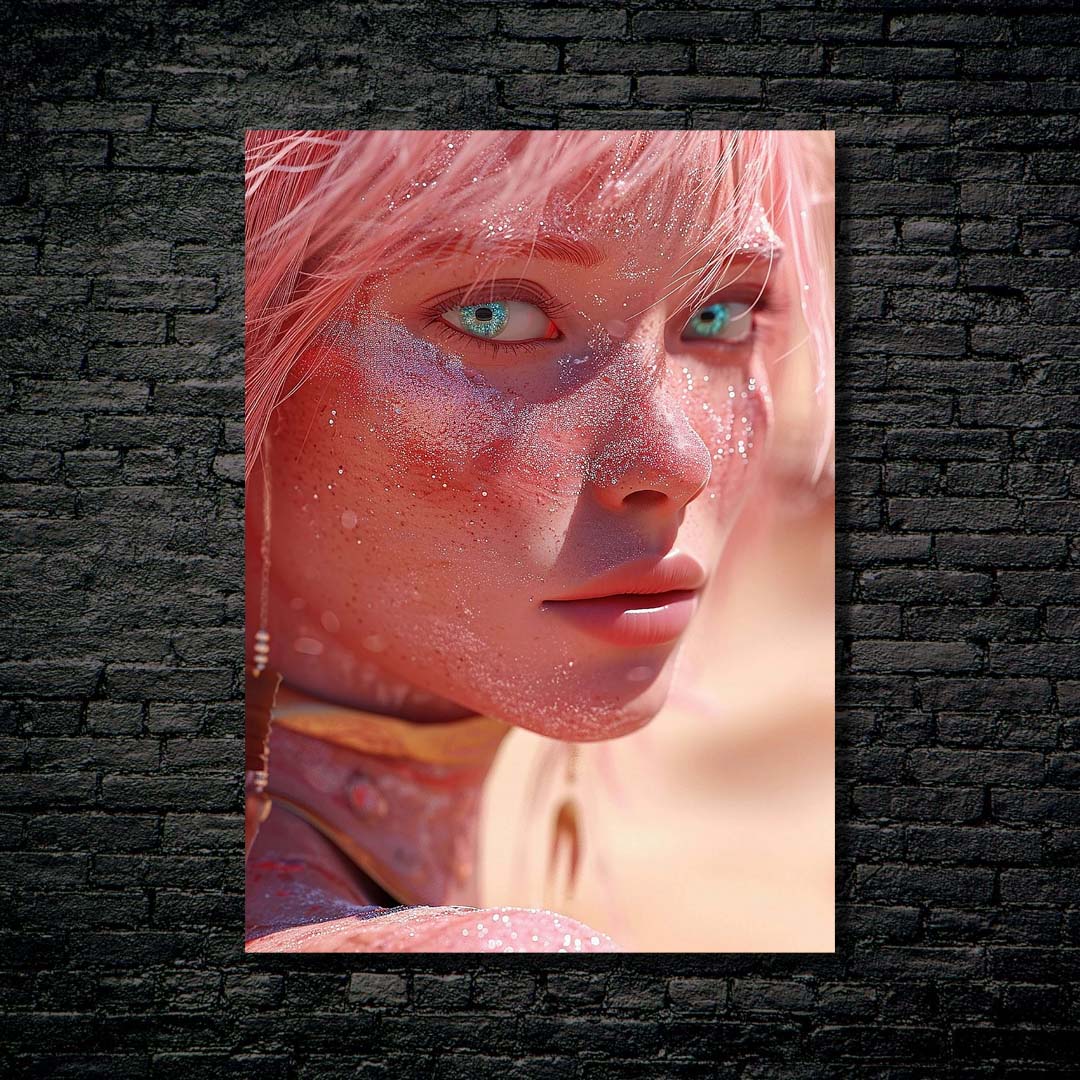 Pink Desert Portrait-Artwork by @melmattersjourney