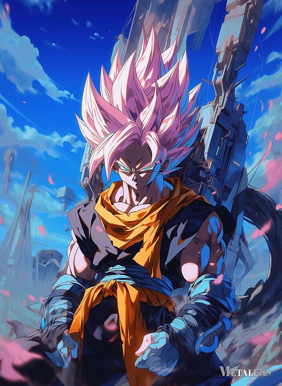 Pink Goku Super Saiyan 2 _ Dragon Ball