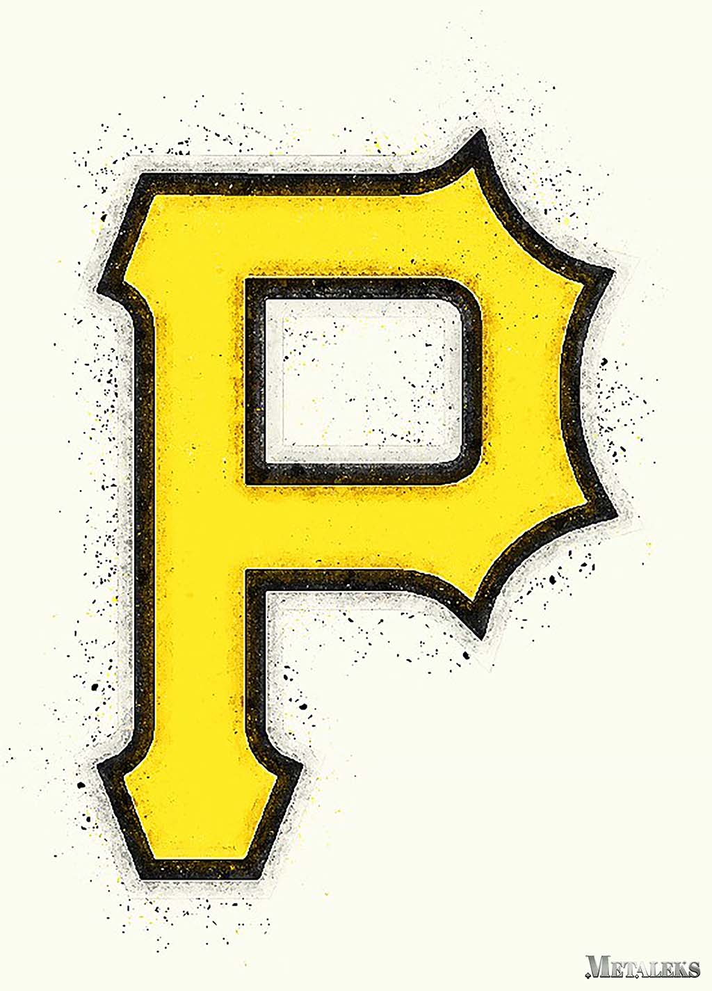 Pittsburgh Pirates Watercolor