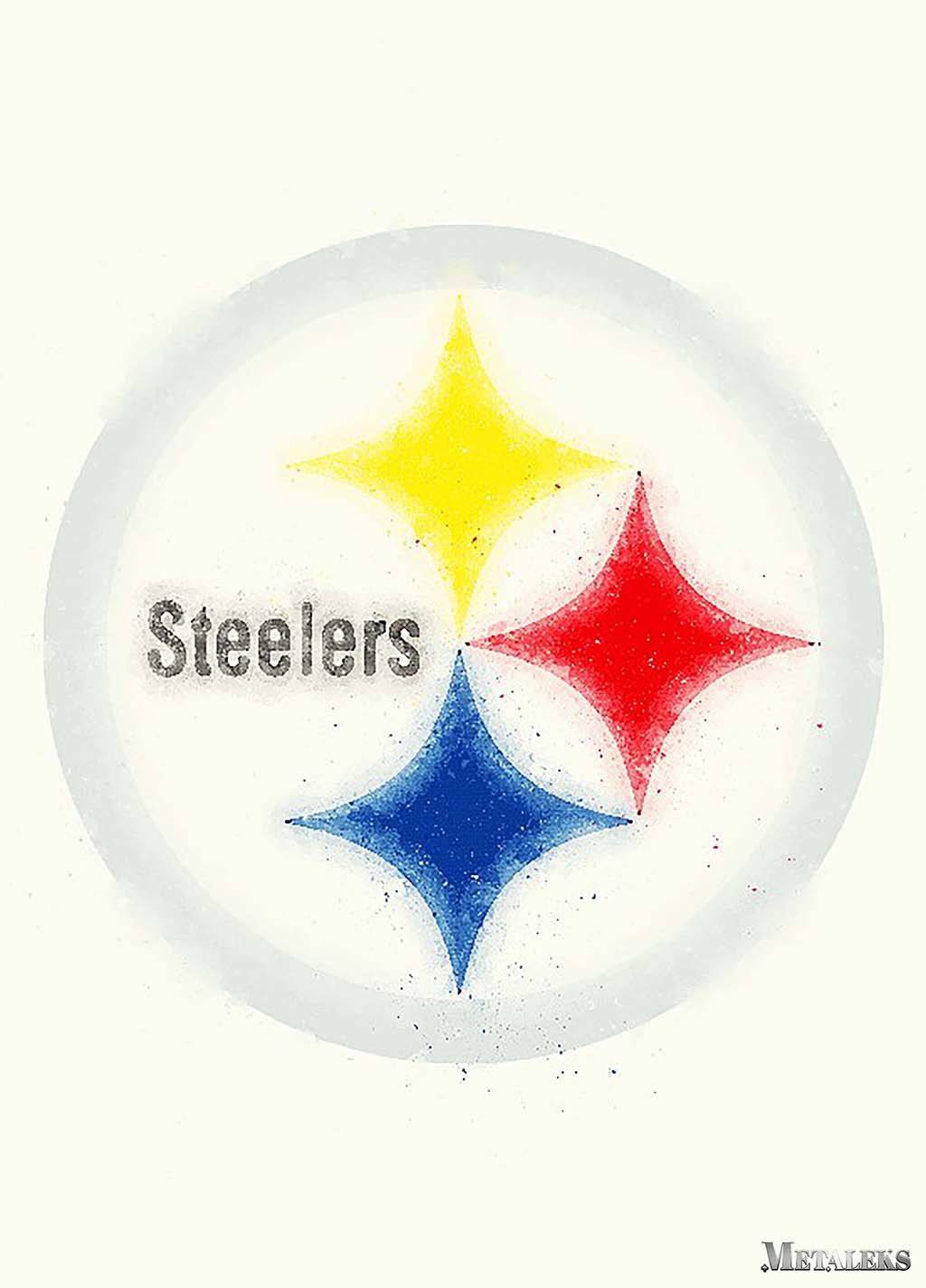 Pittsburgh Steelers Watercolor