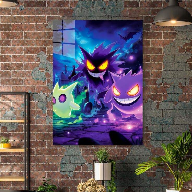 Pokemon gasly and gengar-designed by @starart_ia
