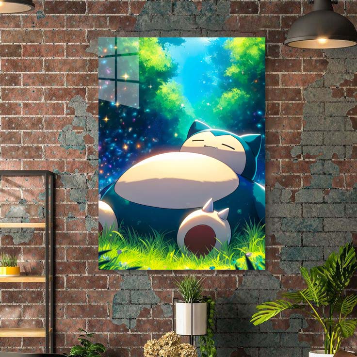 Pokemon snorlax-designed by @starart_ia