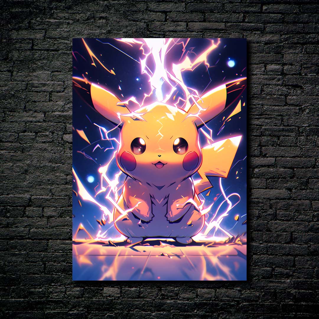 Powerful Pikachu-designed by-designed by @By_Monkai