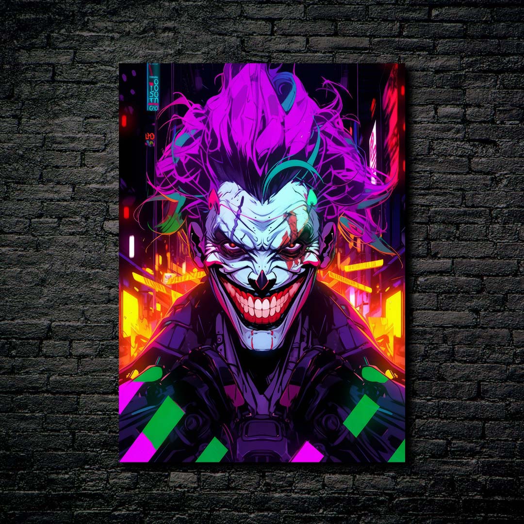Punk Scary Joker-Artwork by @David Arts
