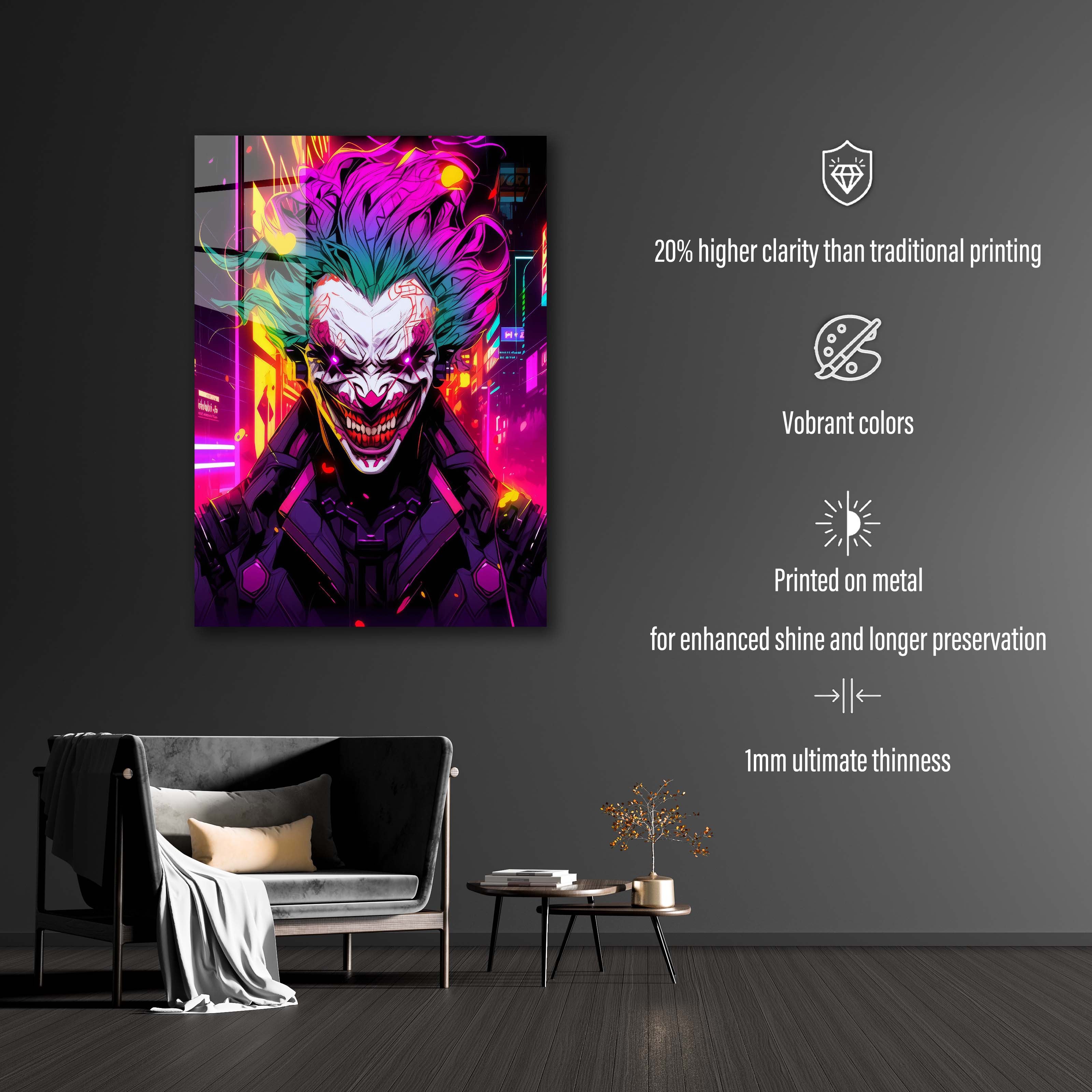 Punk Scary Joker 2-Artwork by @David Arts