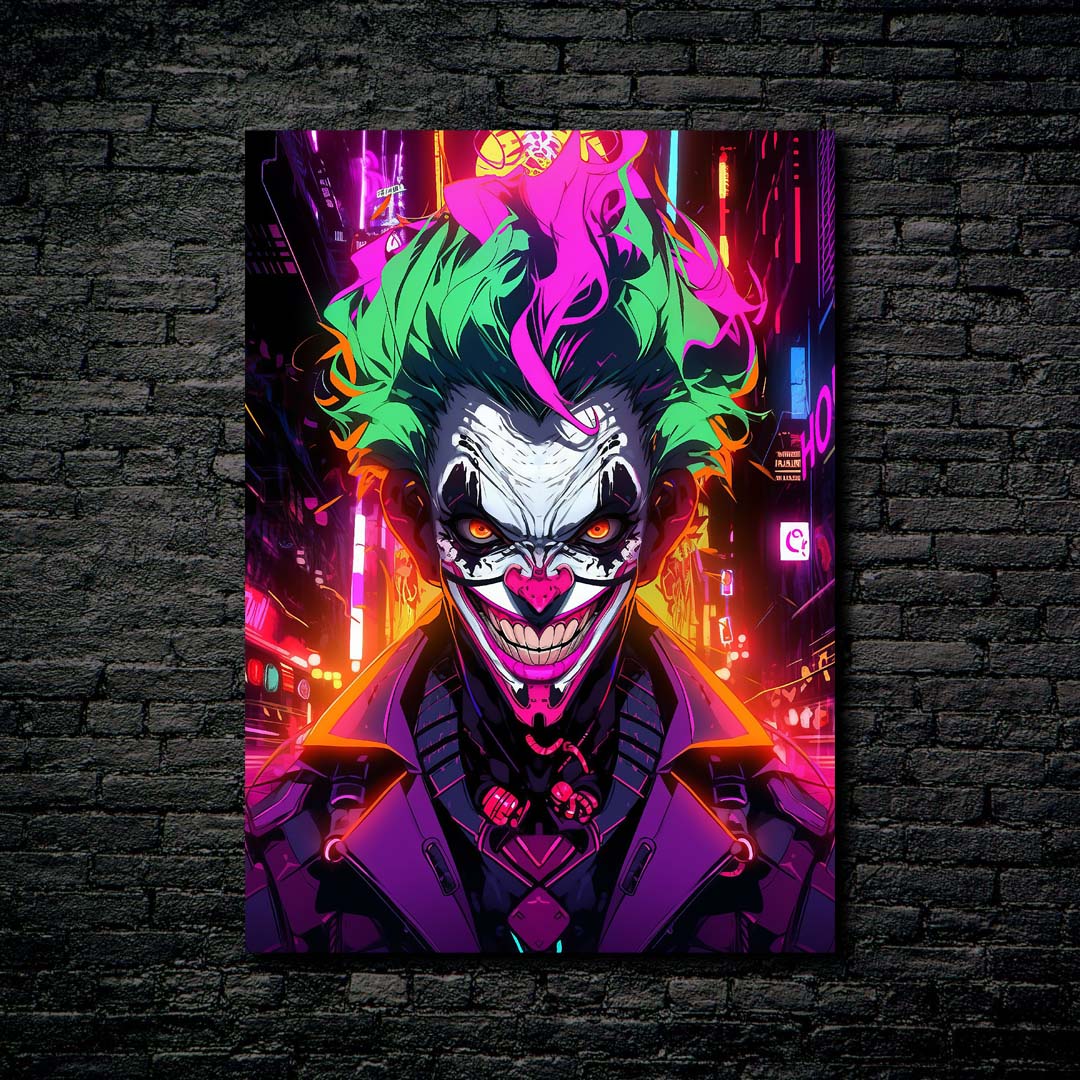 Punk Scary Joker 4-Artwork by @David Arts