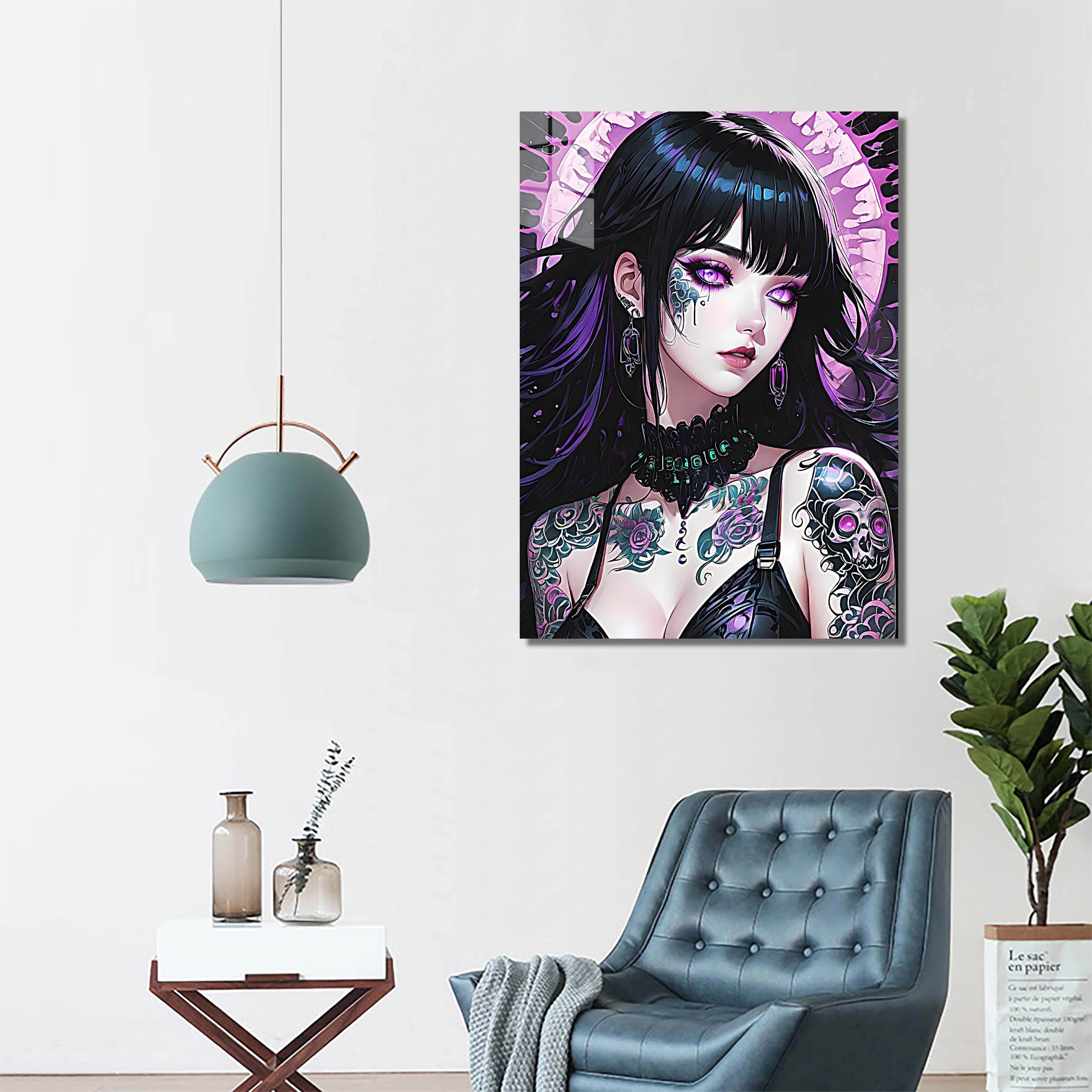 Purple Eyed Girl-designed by @Hamka Risha