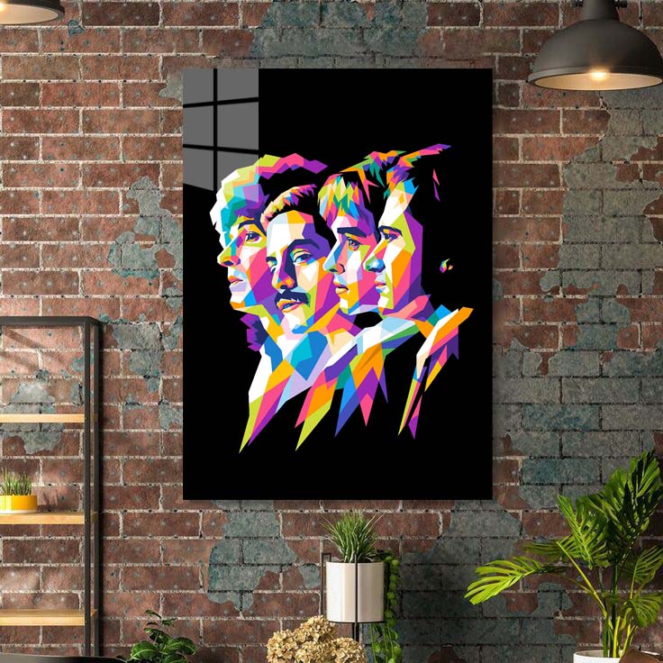 Queen Band in WPAP-designed by @V Styler