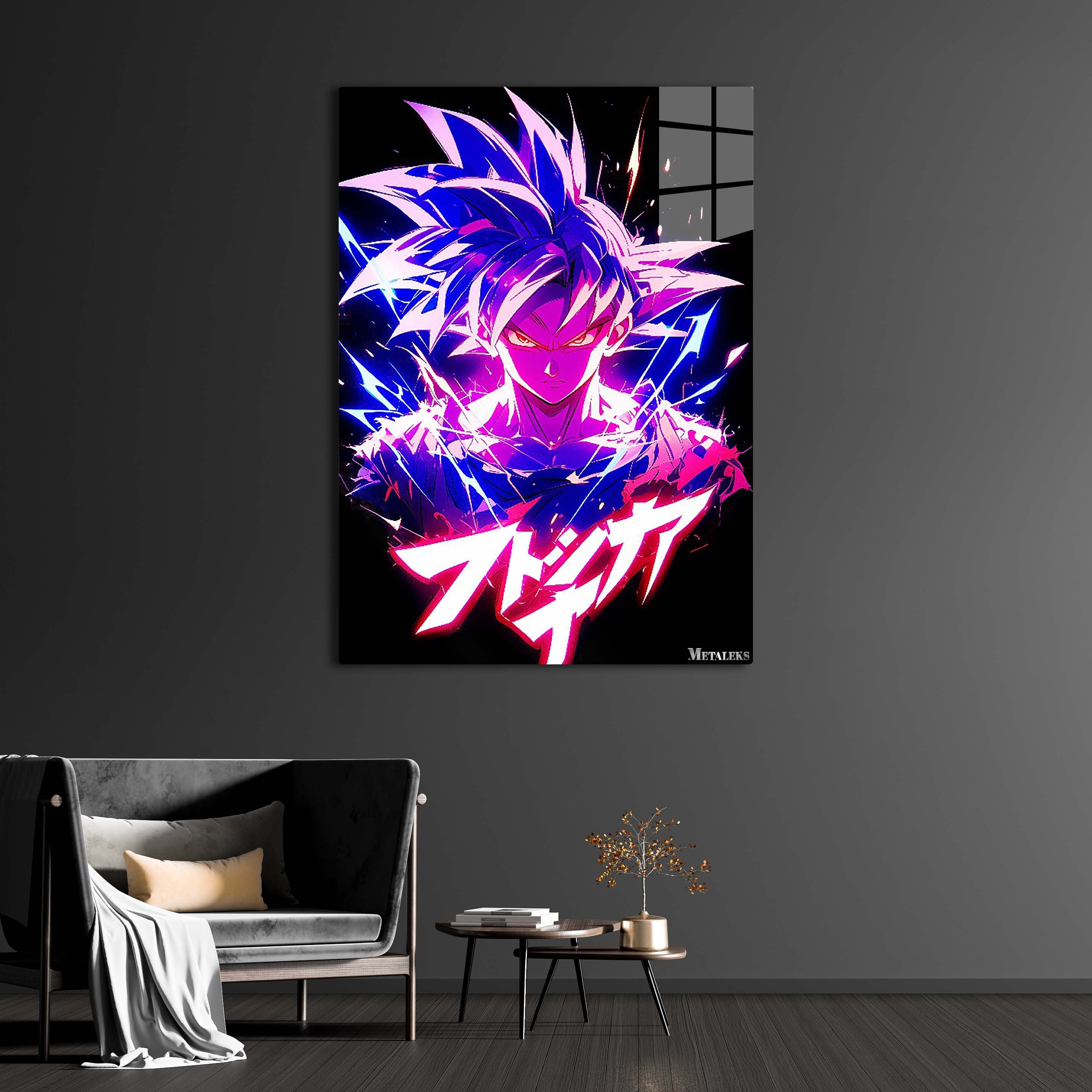 R085 neon color goku- anime dragon ball