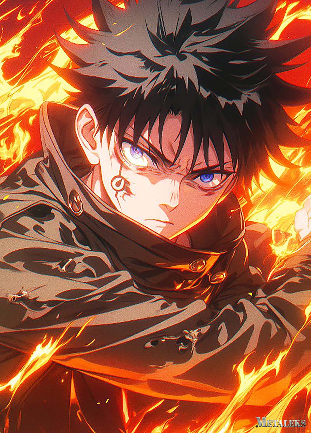 R110 megumi fire - jujutsu kaisen