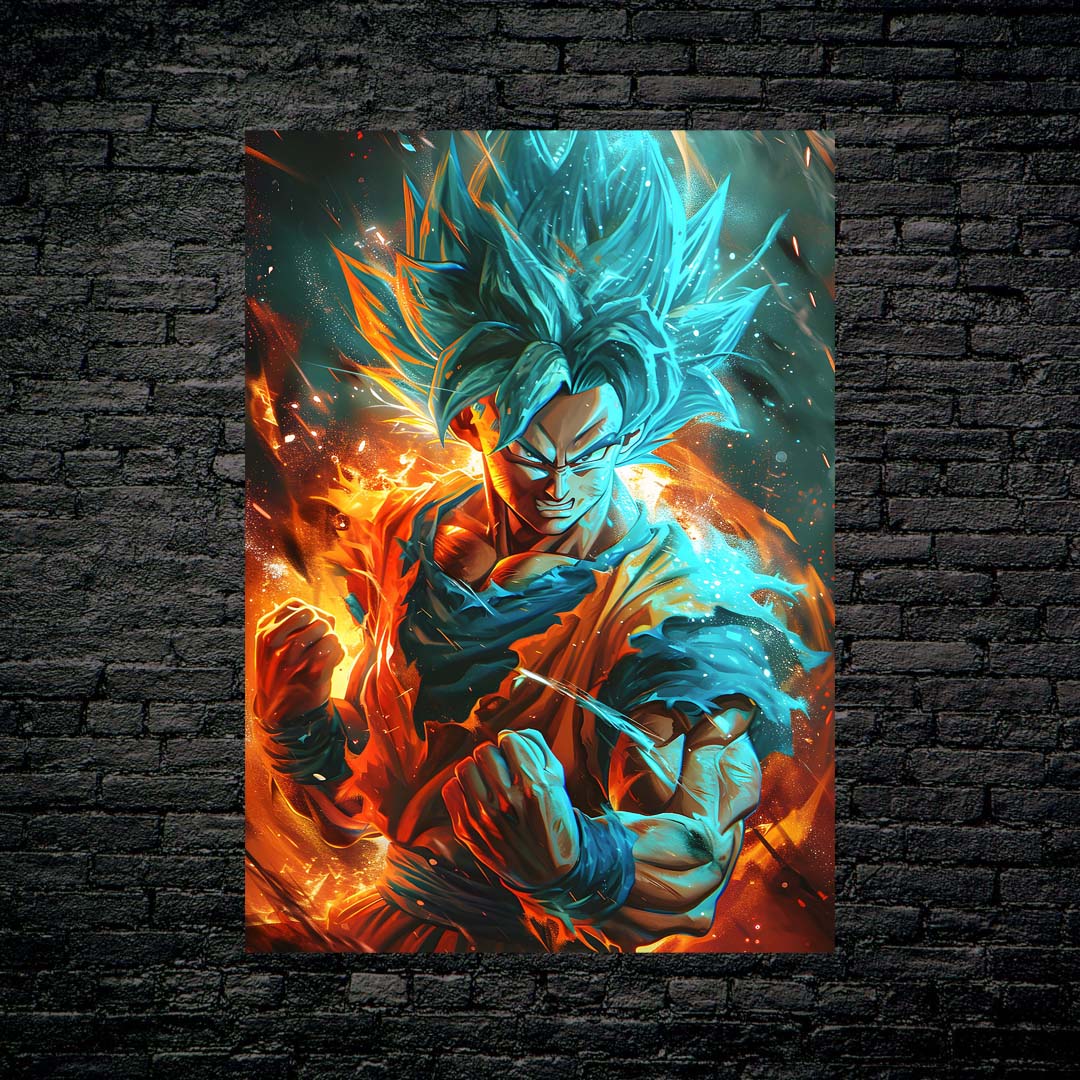 Raging Blue Goku_DBZ