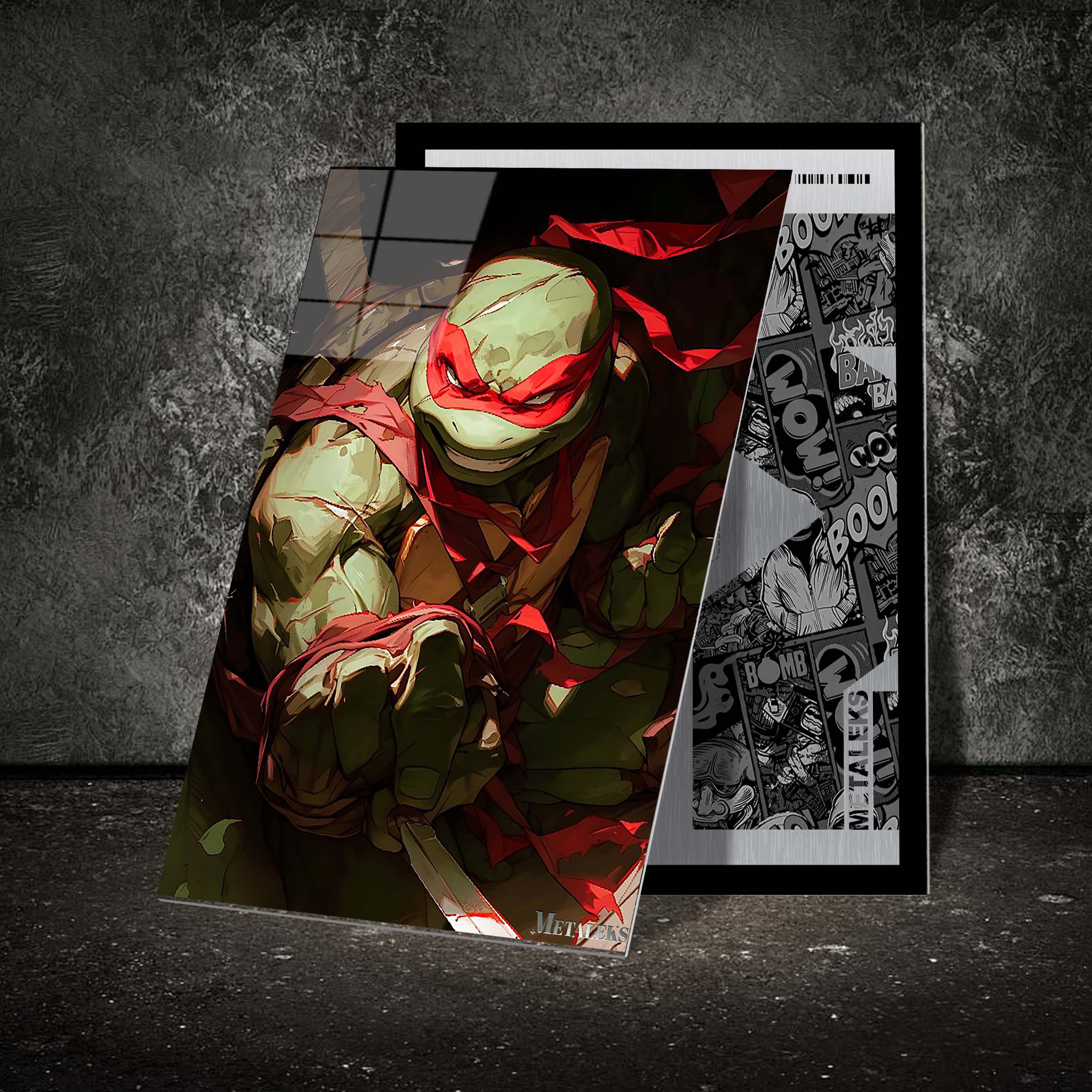 Raphael - Ninja Turtle-designed by @Staylo Art