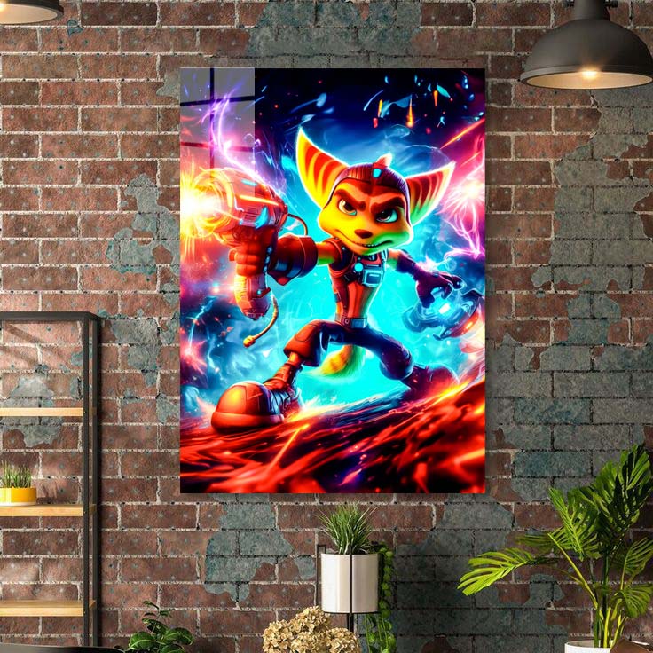 Ratchet and clank-designed by @starart_ia