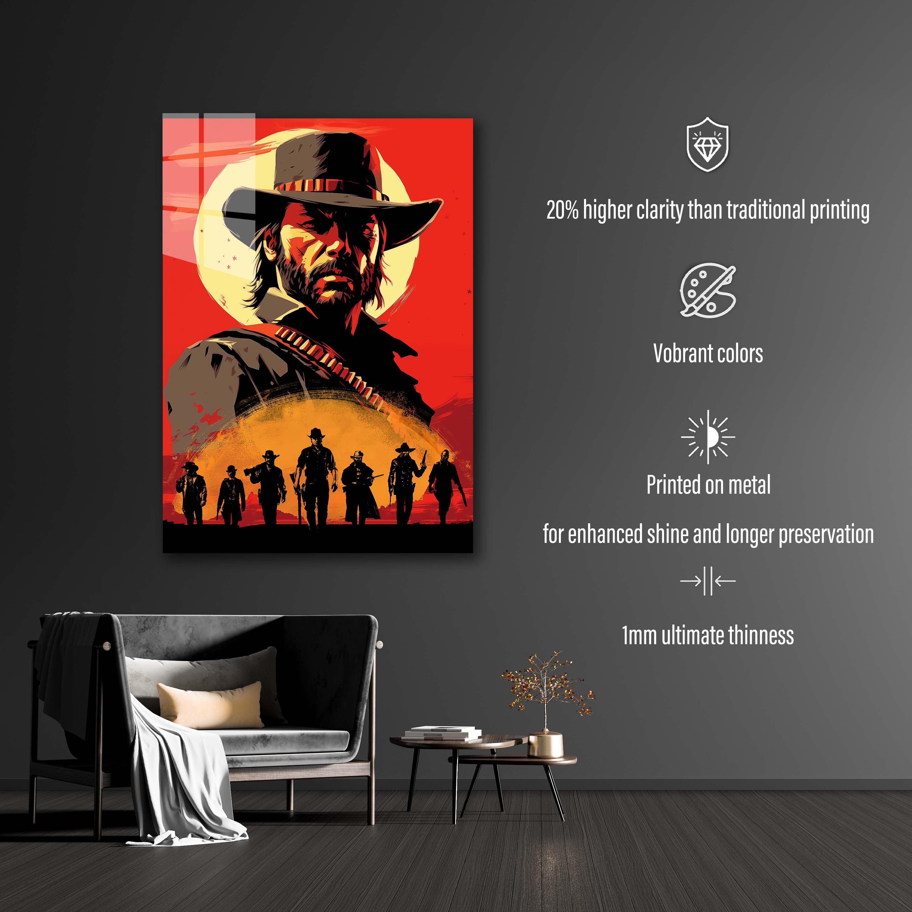 Red Dead Redemption Game-Artwork by @Fluency Room