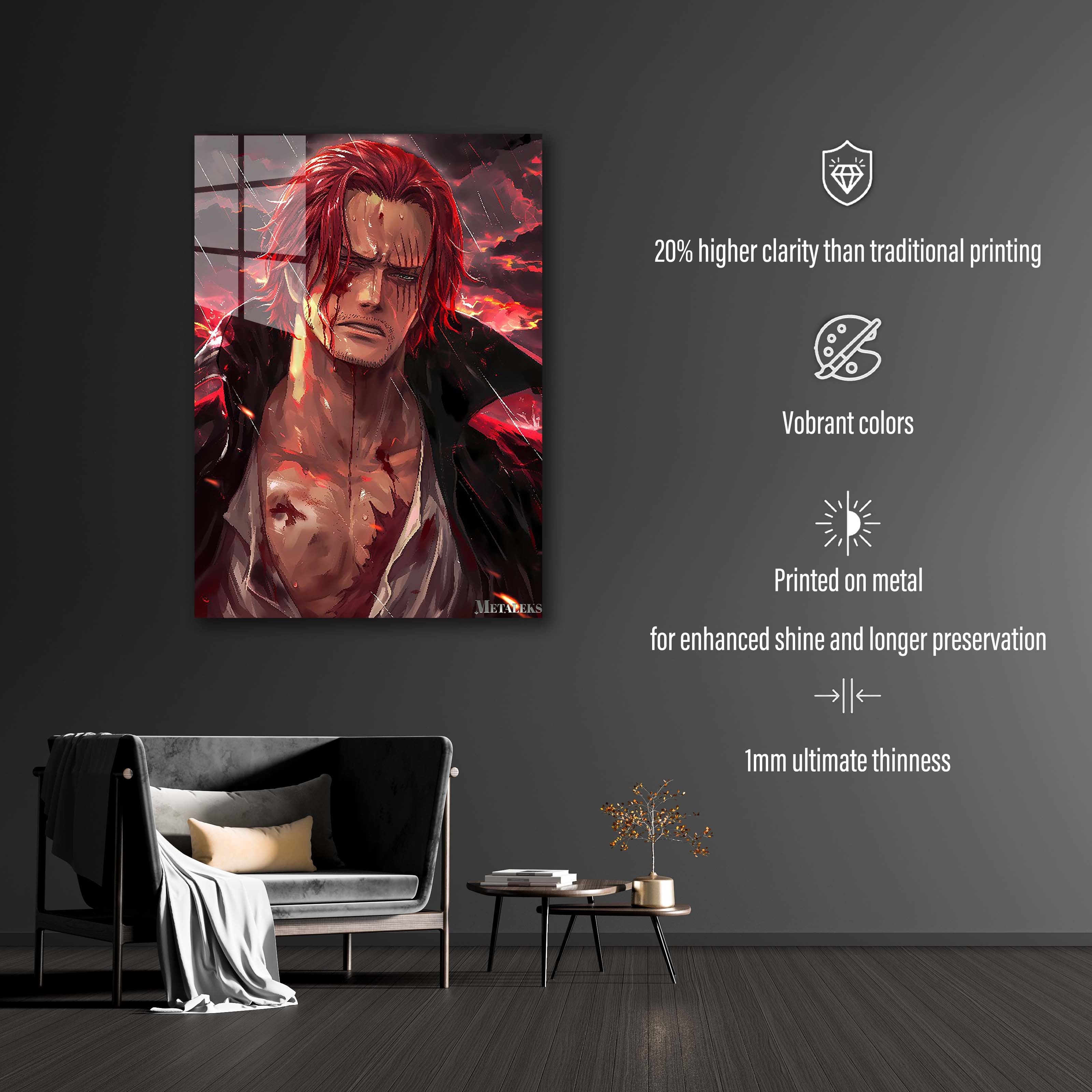 ¡°Red Hair¡± Shanks#1 | One Piece-designed by @Swee_Tiart