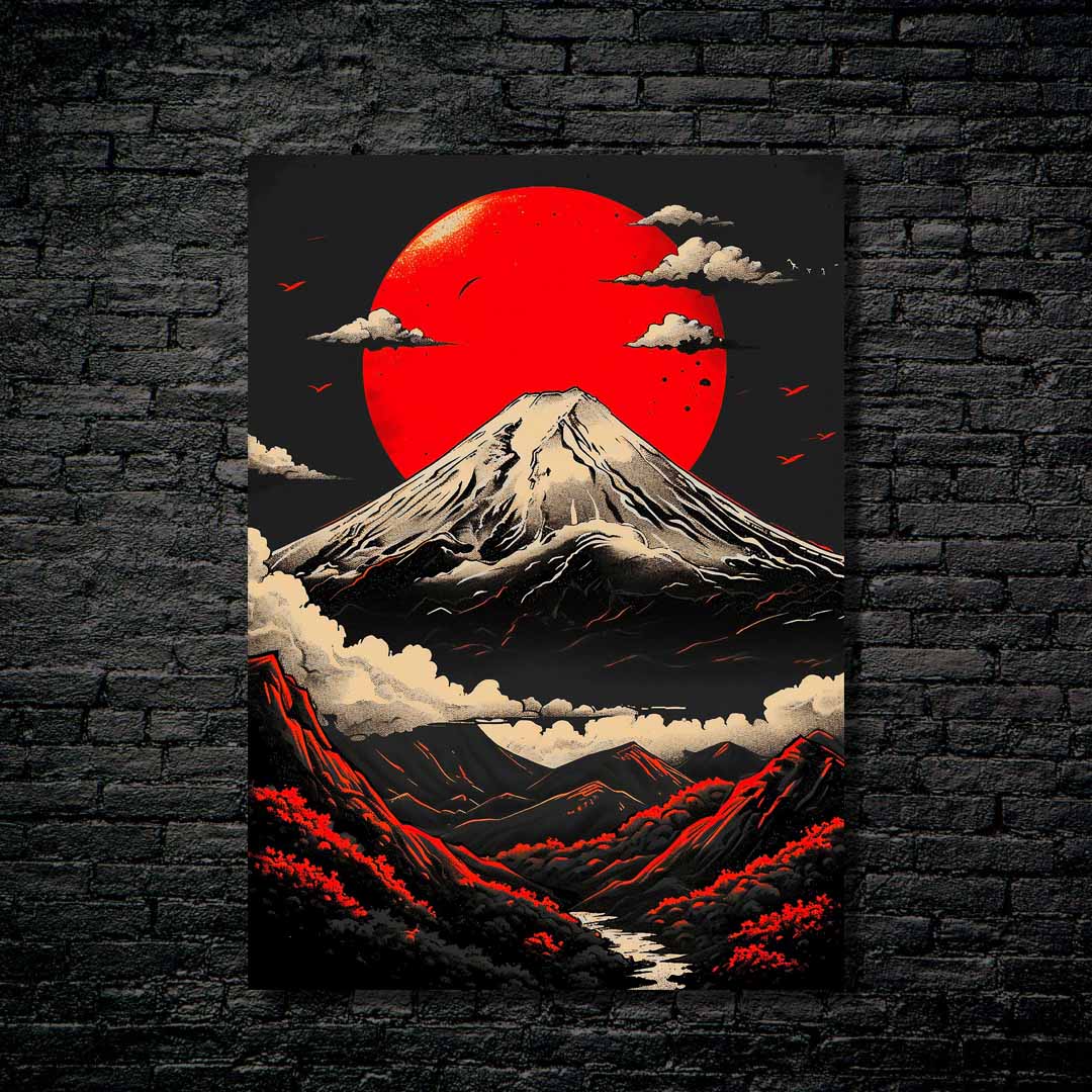 Red Moon Fuji-designed by @pozter