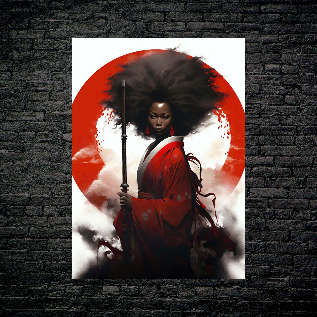 Red Samurai-designed by @Diegosilva.arts