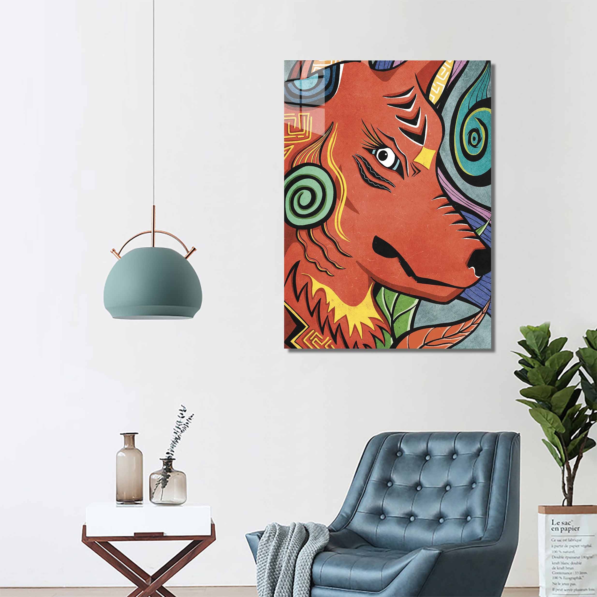 Red Wolf-designed by @Cuti Art