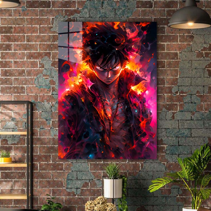 Red explosion Luffy -designed by @Ai_inkdreams